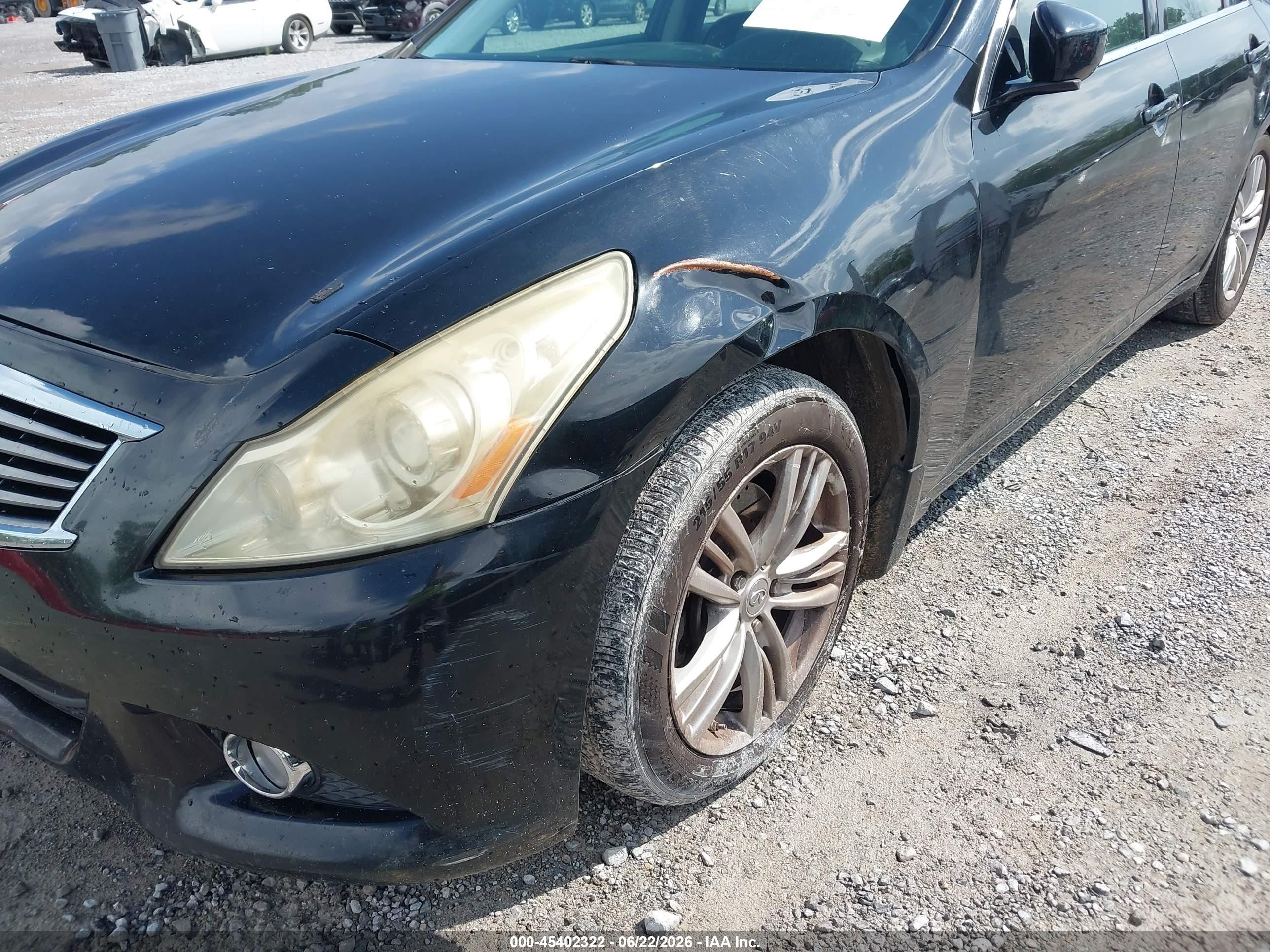 2010 Infiniti G37 Journey Black vin: JN1CV6AP5AM401795