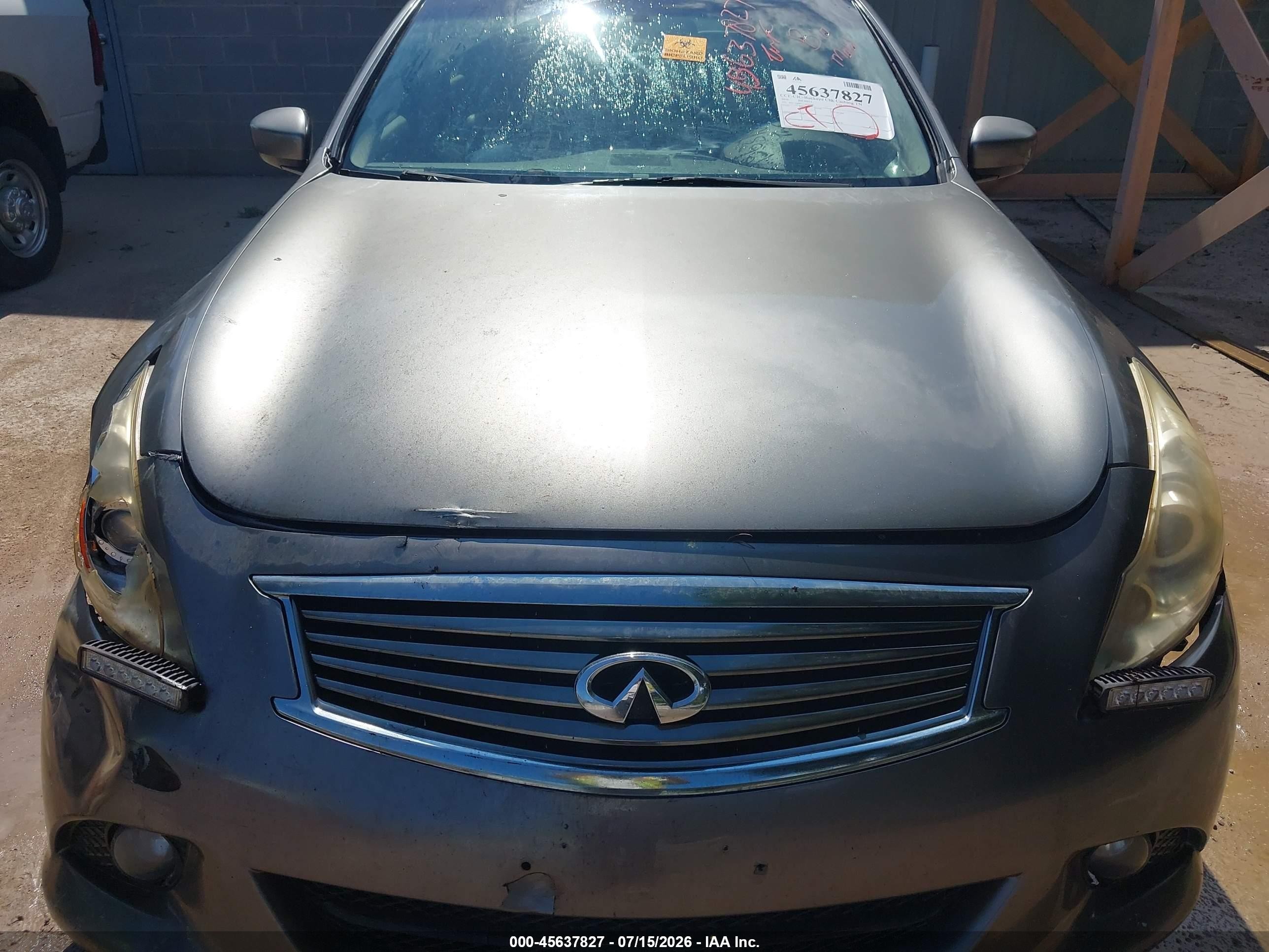 2010 Infiniti G37 Journey Gray vin: JN1CV6AP5AM407595