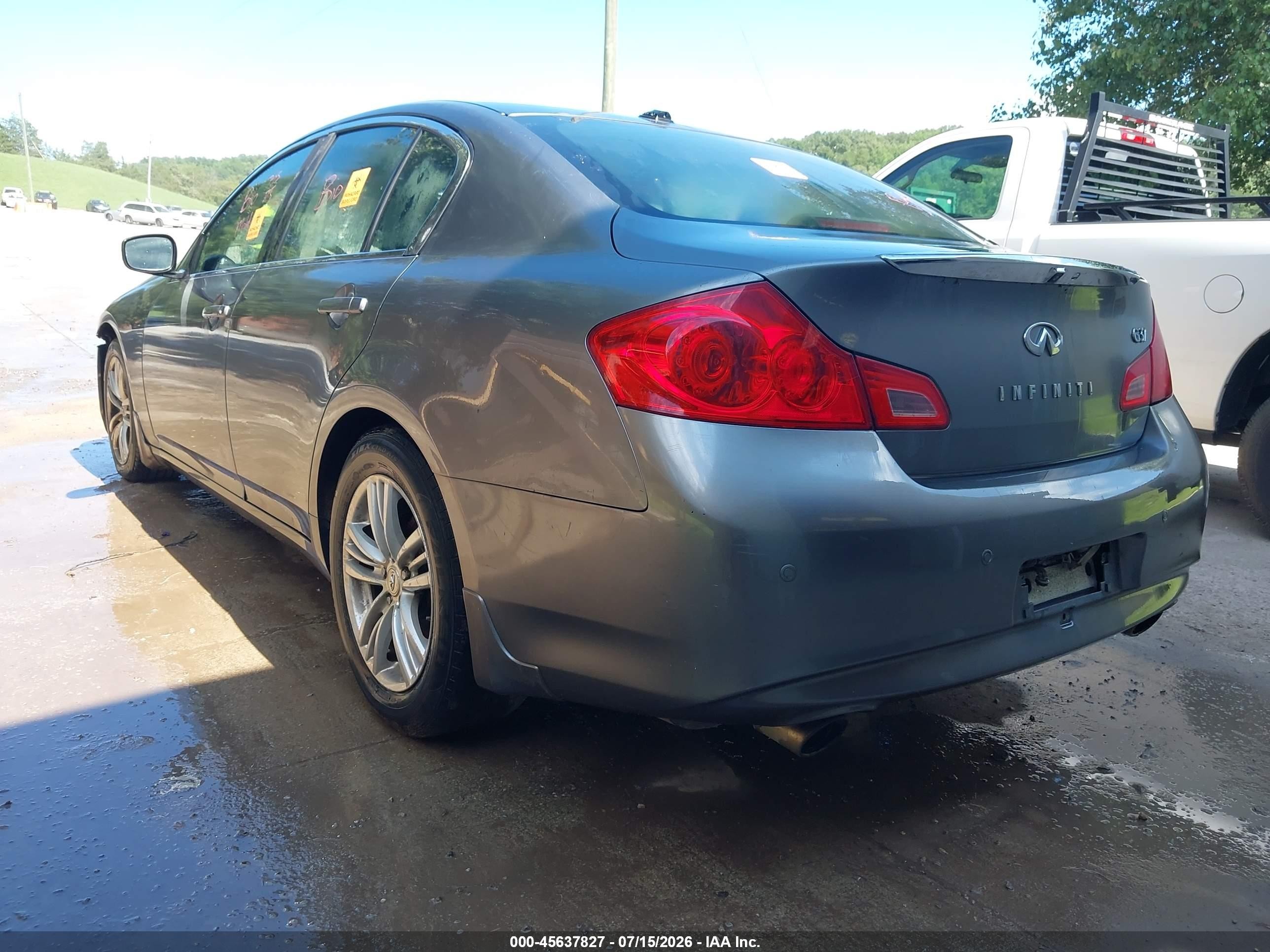 2010 Infiniti G37 Journey Gray vin: JN1CV6AP5AM407595
