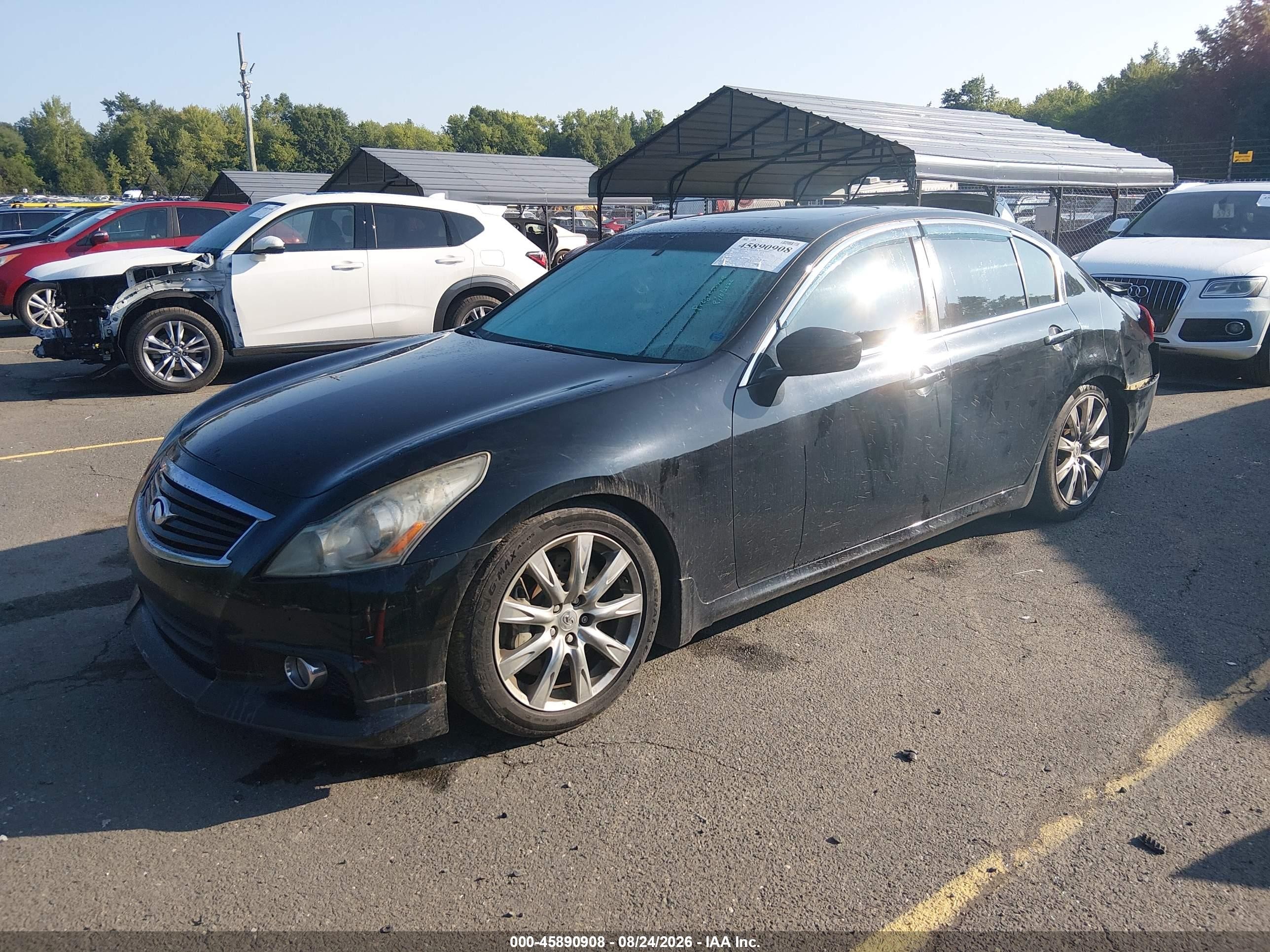 2011 Infiniti G37 Sport Черный vin: JN1CV6AP5BM503941