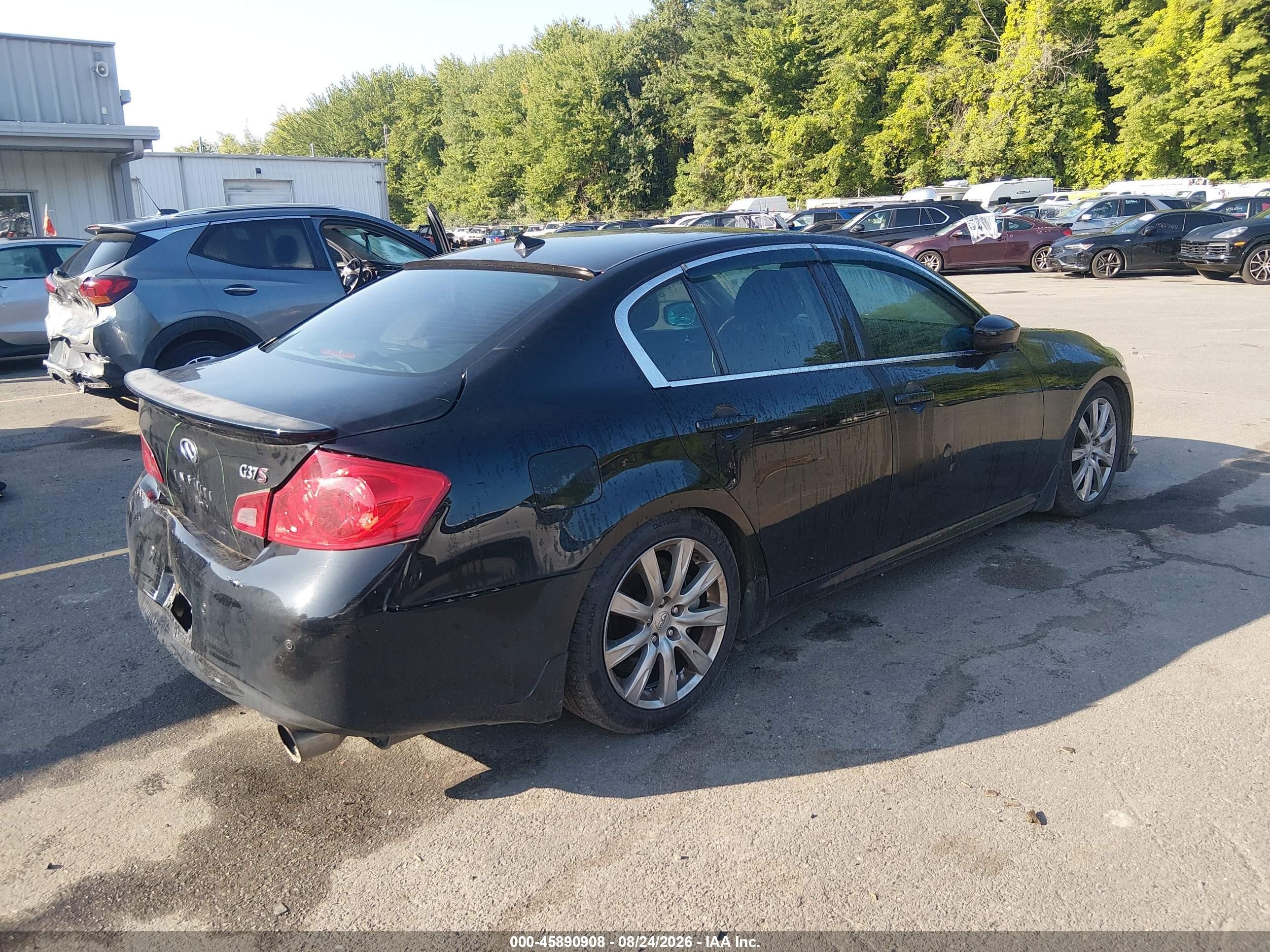 2011 Infiniti G37 Sport Черный vin: JN1CV6AP5BM503941