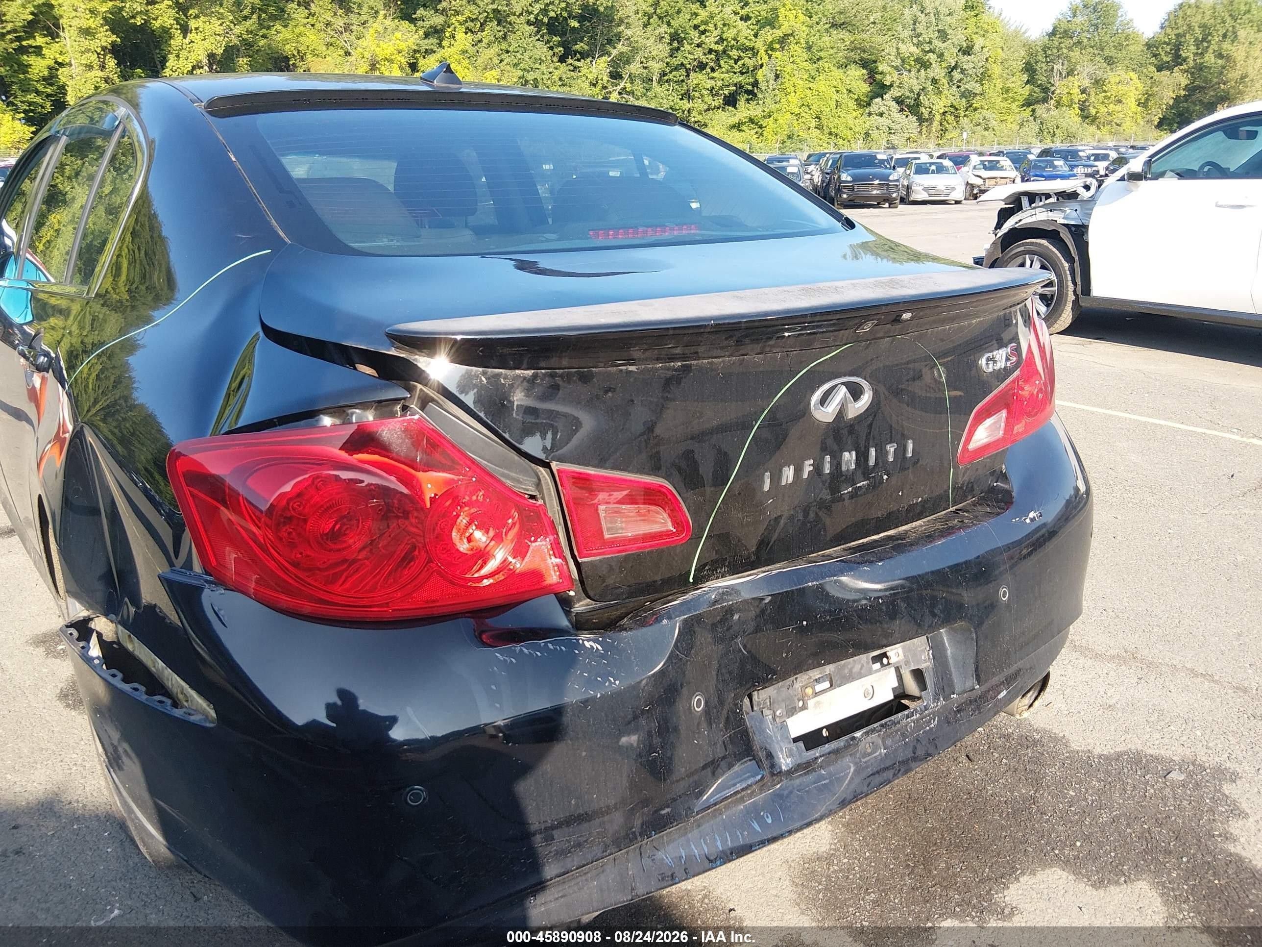 2011 Infiniti G37 Sport Черный vin: JN1CV6AP5BM503941