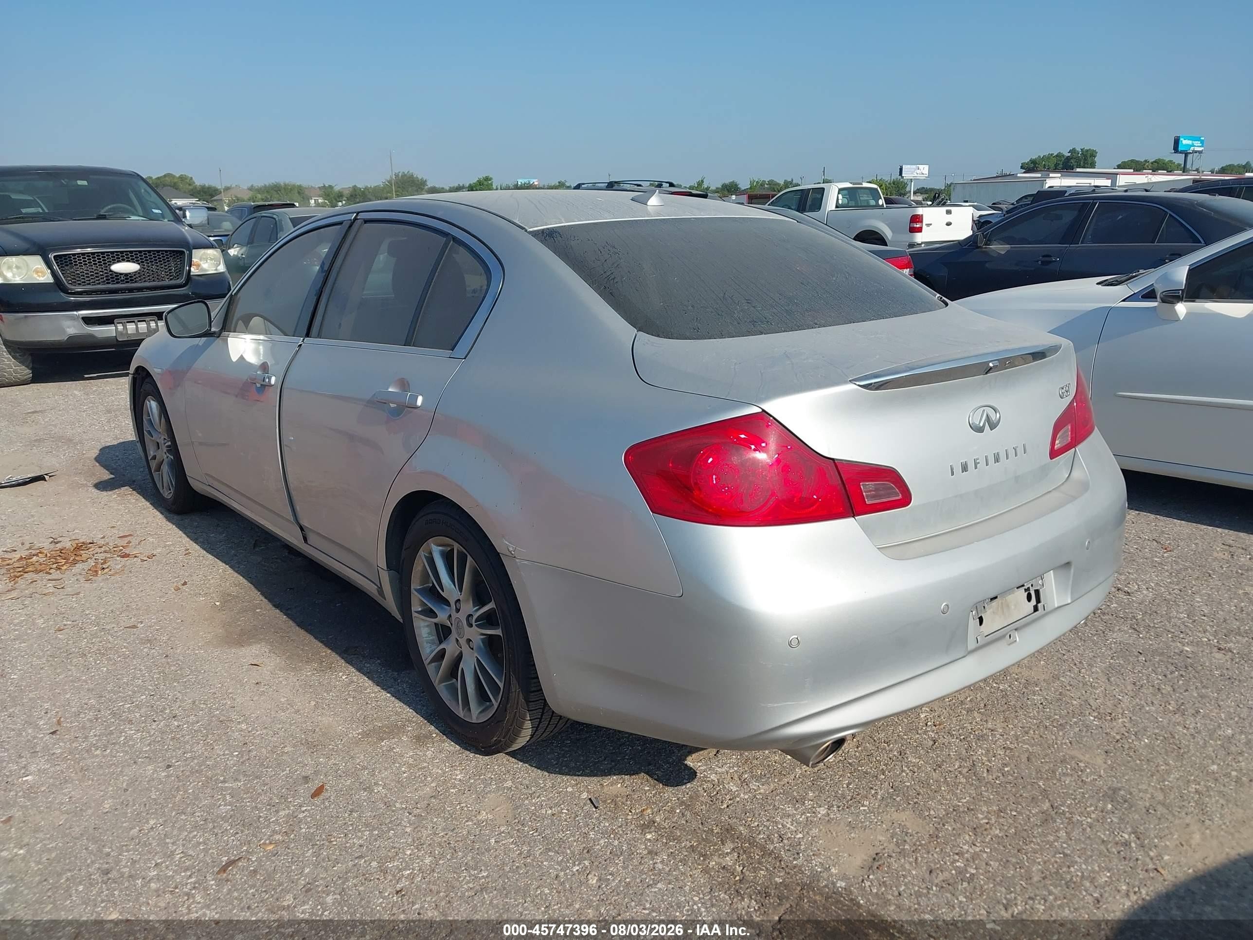 2012 Infiniti G37 Journey Silver vin: JN1CV6AP5CM622106