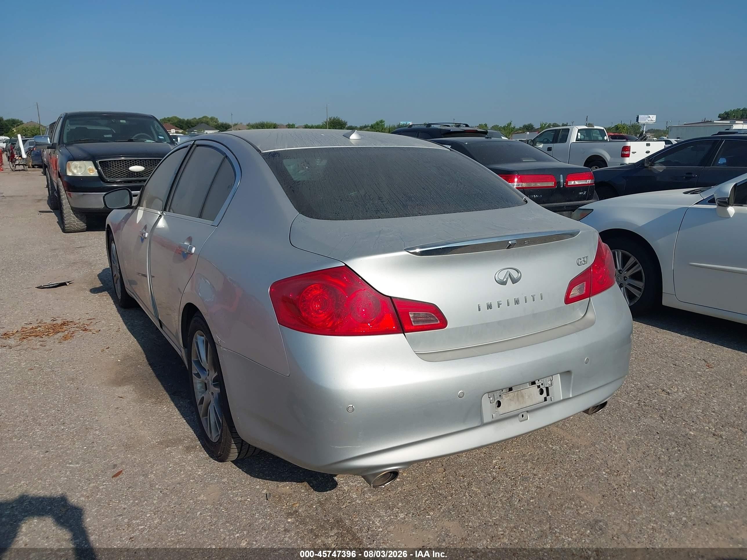 2012 Infiniti G37 Journey Silver vin: JN1CV6AP5CM622106