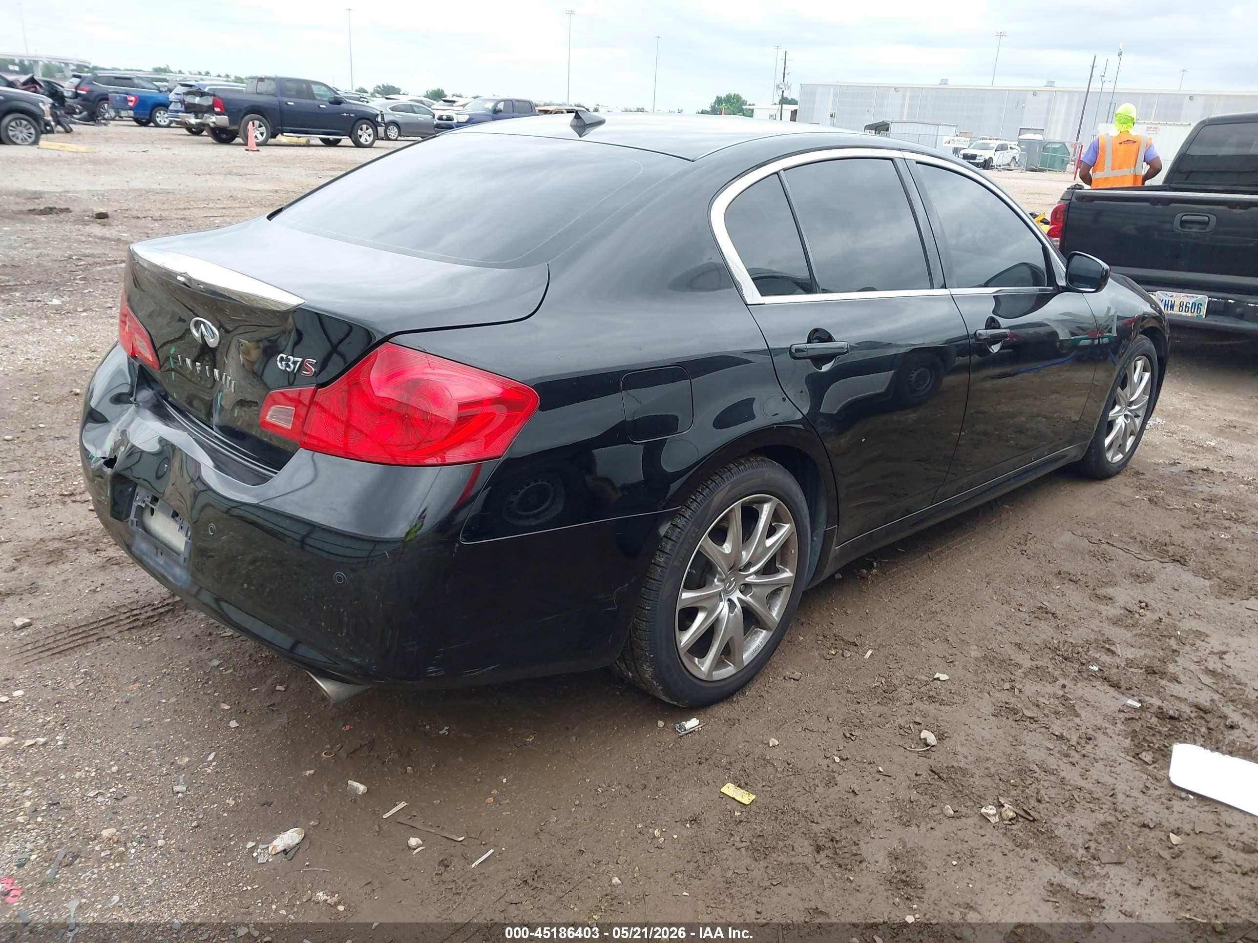 2012 Infiniti G37 Journey Black vin: JN1CV6AP5CM623028