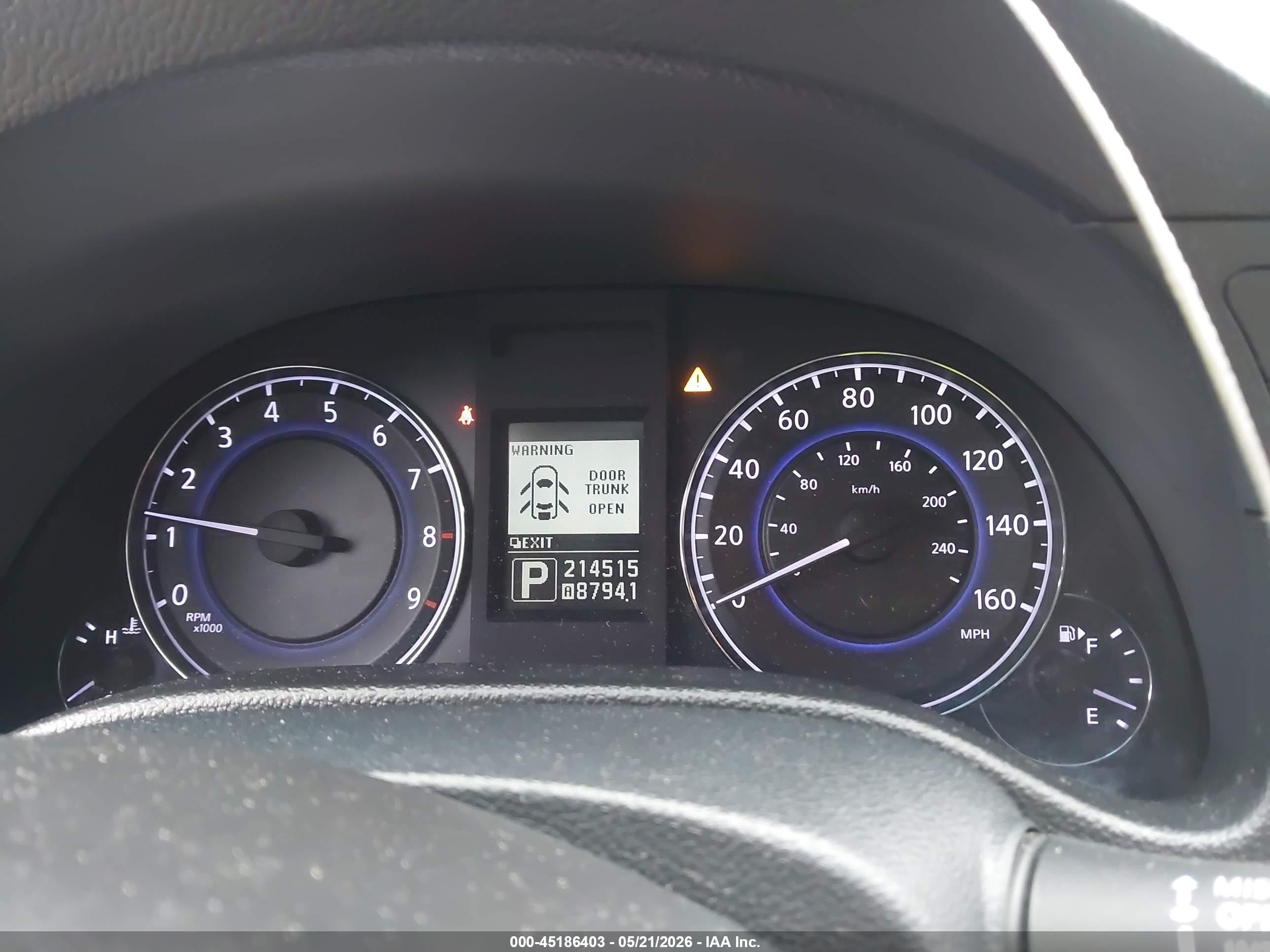 2012 Infiniti G37 Journey Black vin: JN1CV6AP5CM623028