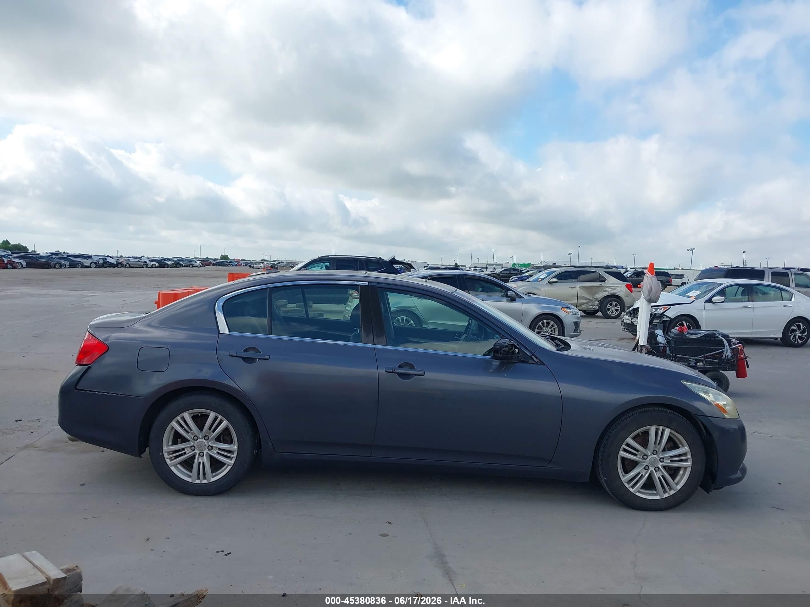 2012 Infiniti G37 Journey Dark Blue vin: JN1CV6AP5CM930683