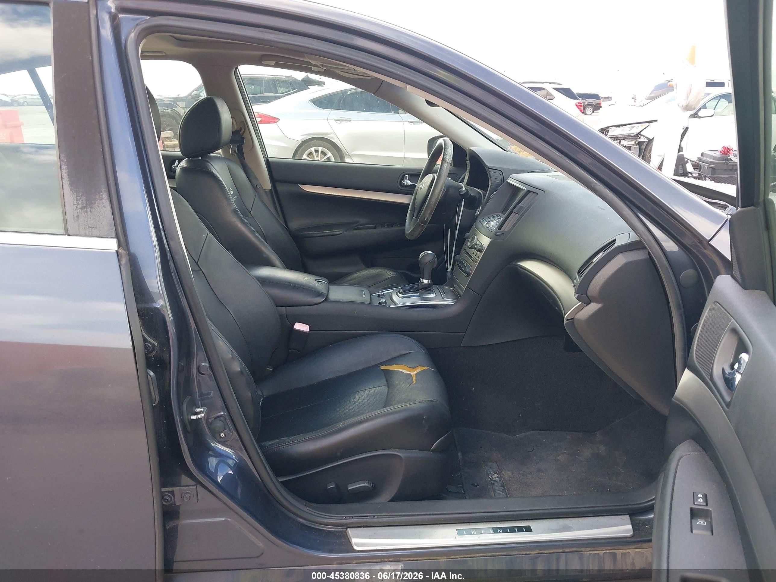 2012 Infiniti G37 Journey Dark Blue vin: JN1CV6AP5CM930683