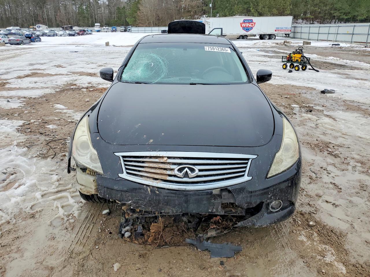 2012 Infiniti G37 Base Black vin: JN1CV6AP5CM936161