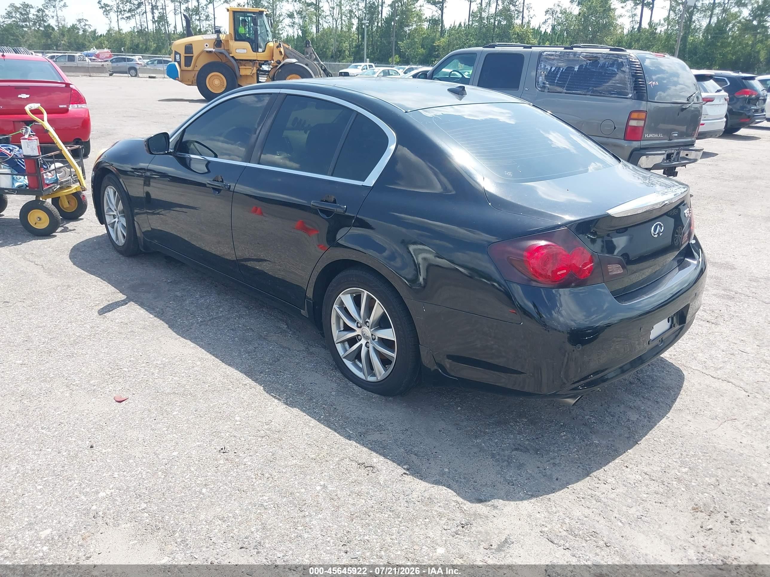 2012 Infiniti G37 Journey Black vin: JN1CV6AP5CM937116