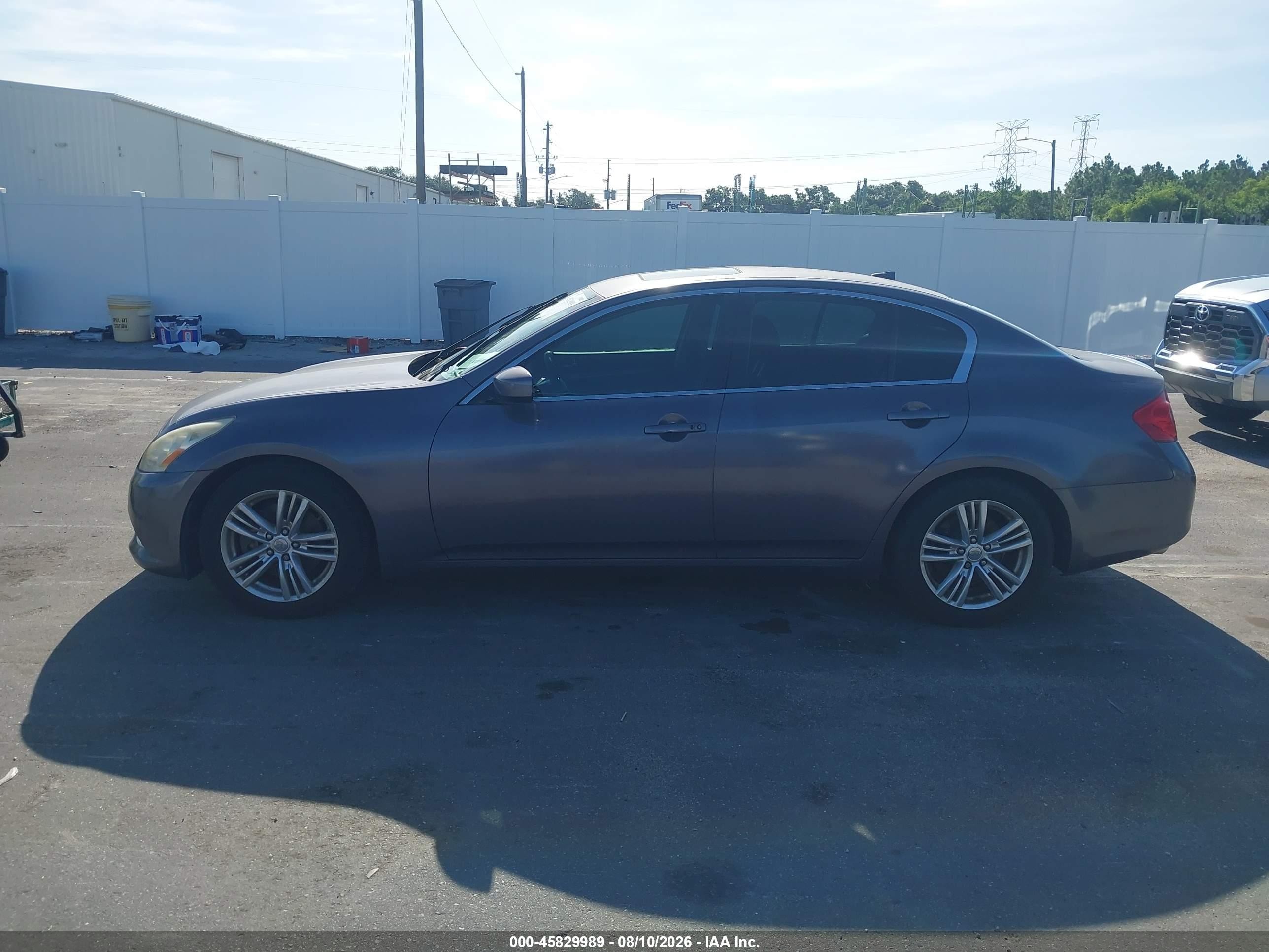 2013 Infiniti G37 Journey Gray vin: JN1CV6AP5DM305072