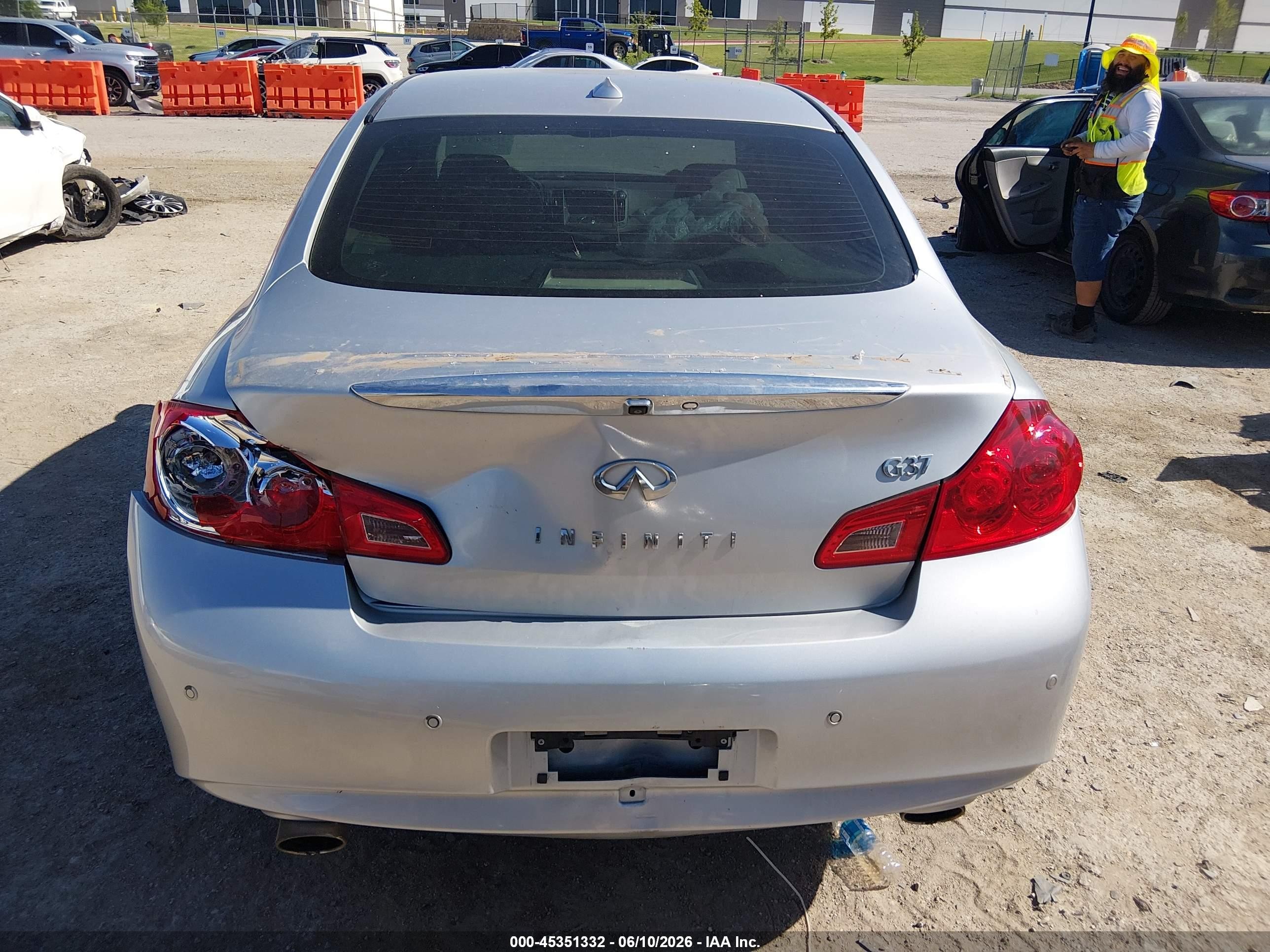 2013 Infiniti G37 Journey Silver vin: JN1CV6AP5DM711594