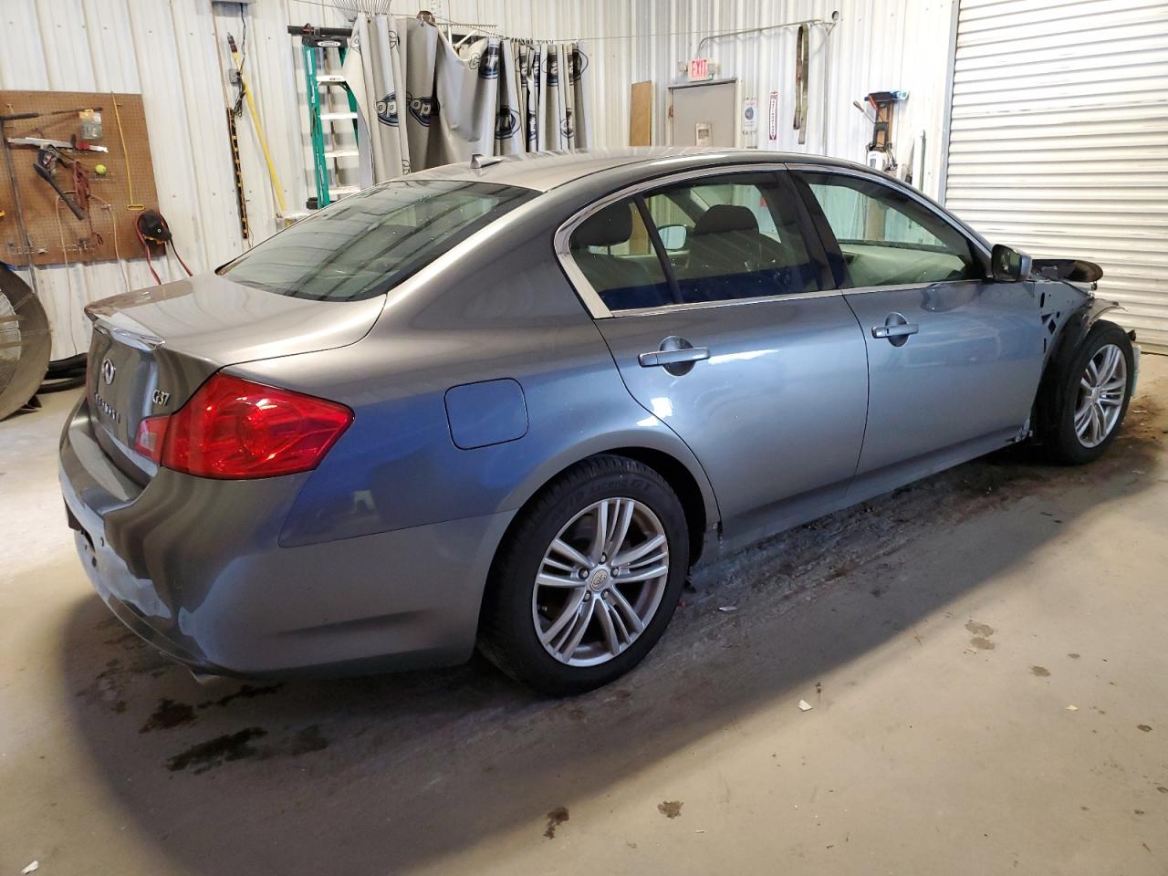 2013 Infiniti G37 Base Gray vin: JN1CV6AP5DM711613
