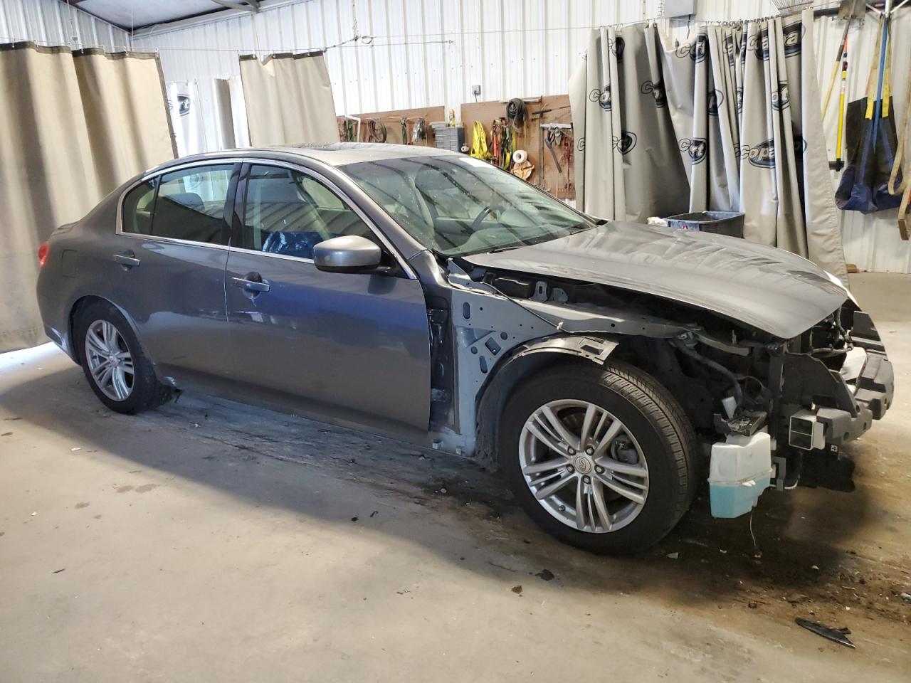 2013 Infiniti G37 Base Gray vin: JN1CV6AP5DM711613
