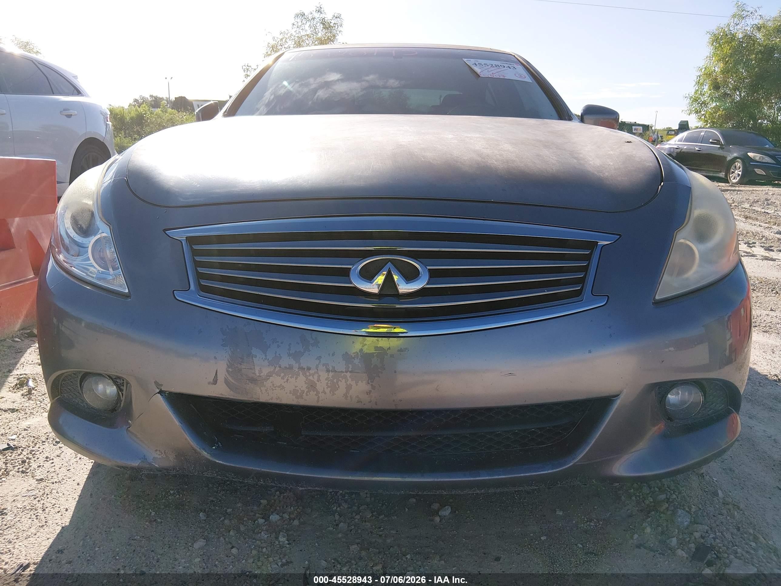 2013 Infiniti G37 Journey Gray vin: JN1CV6AP5DM713233