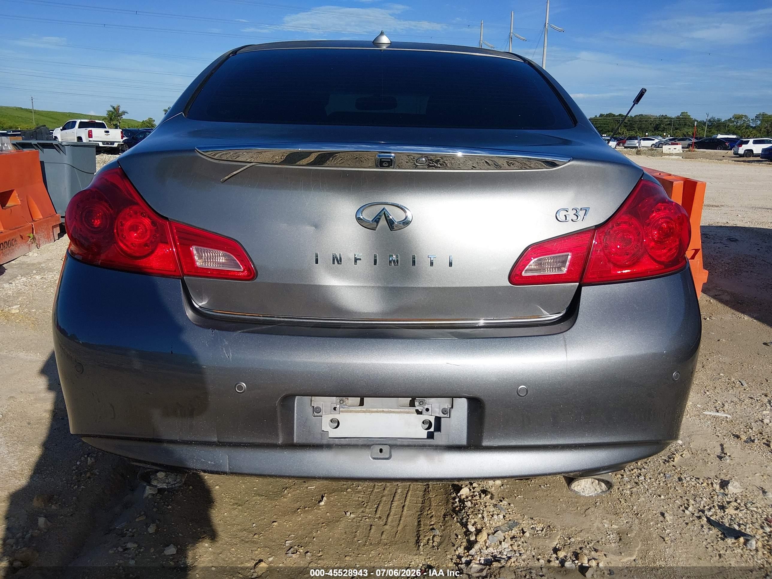 2013 Infiniti G37 Journey Gray vin: JN1CV6AP5DM713233