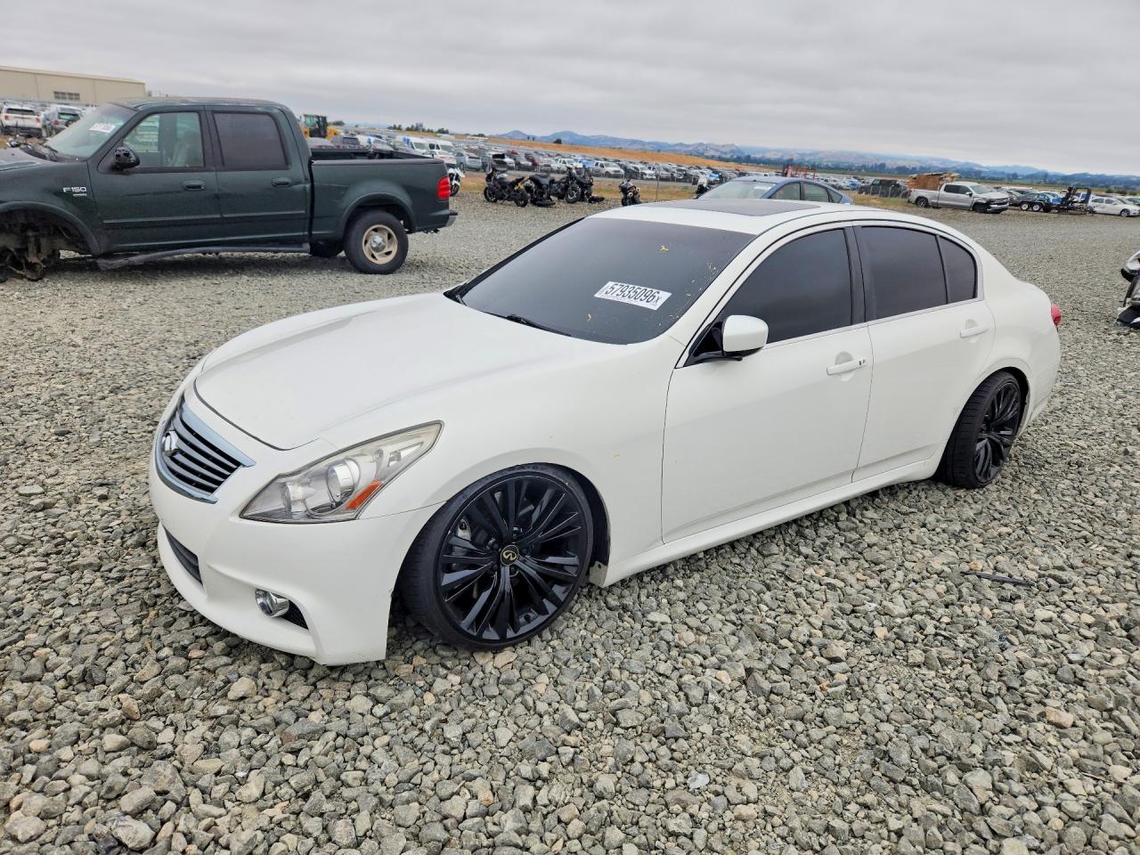 2013 Infiniti G37 Sedan Journey White vin: JN1CV6AP5DM714494
