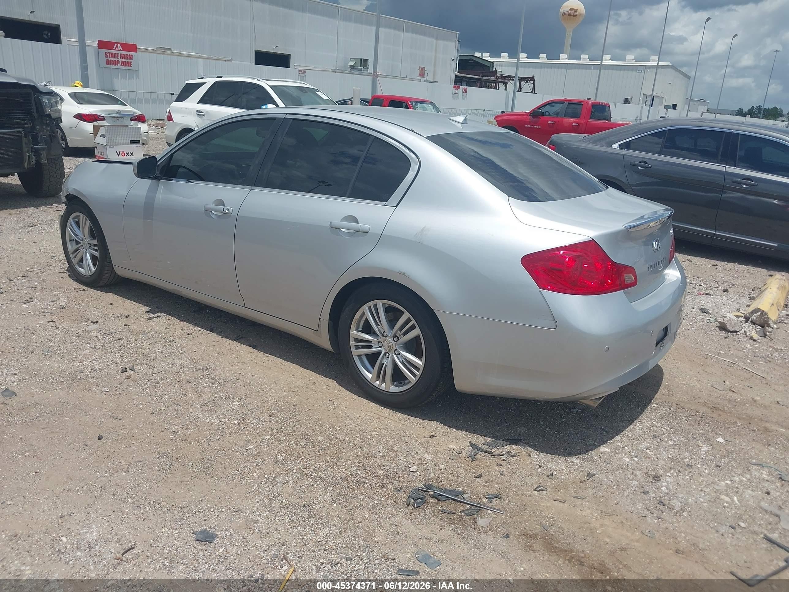 2013 Infiniti G37 Journey Silver vin: JN1CV6AP5DM722806