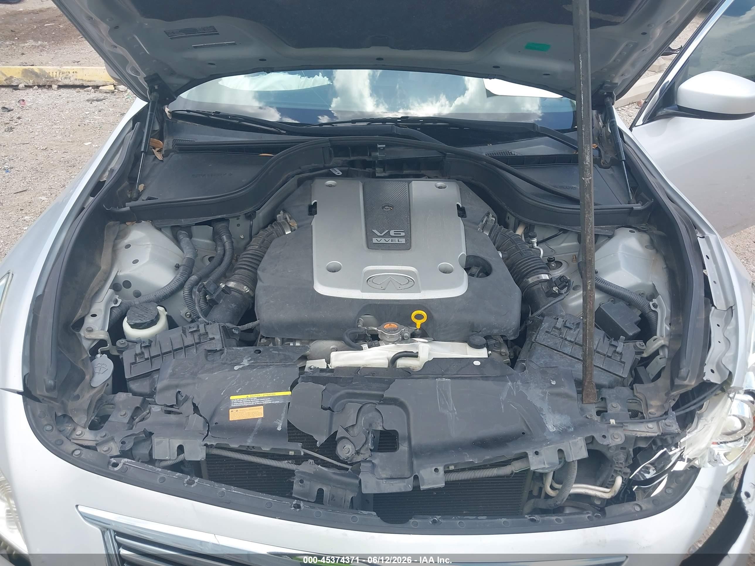 2013 Infiniti G37 Journey Silver vin: JN1CV6AP5DM722806