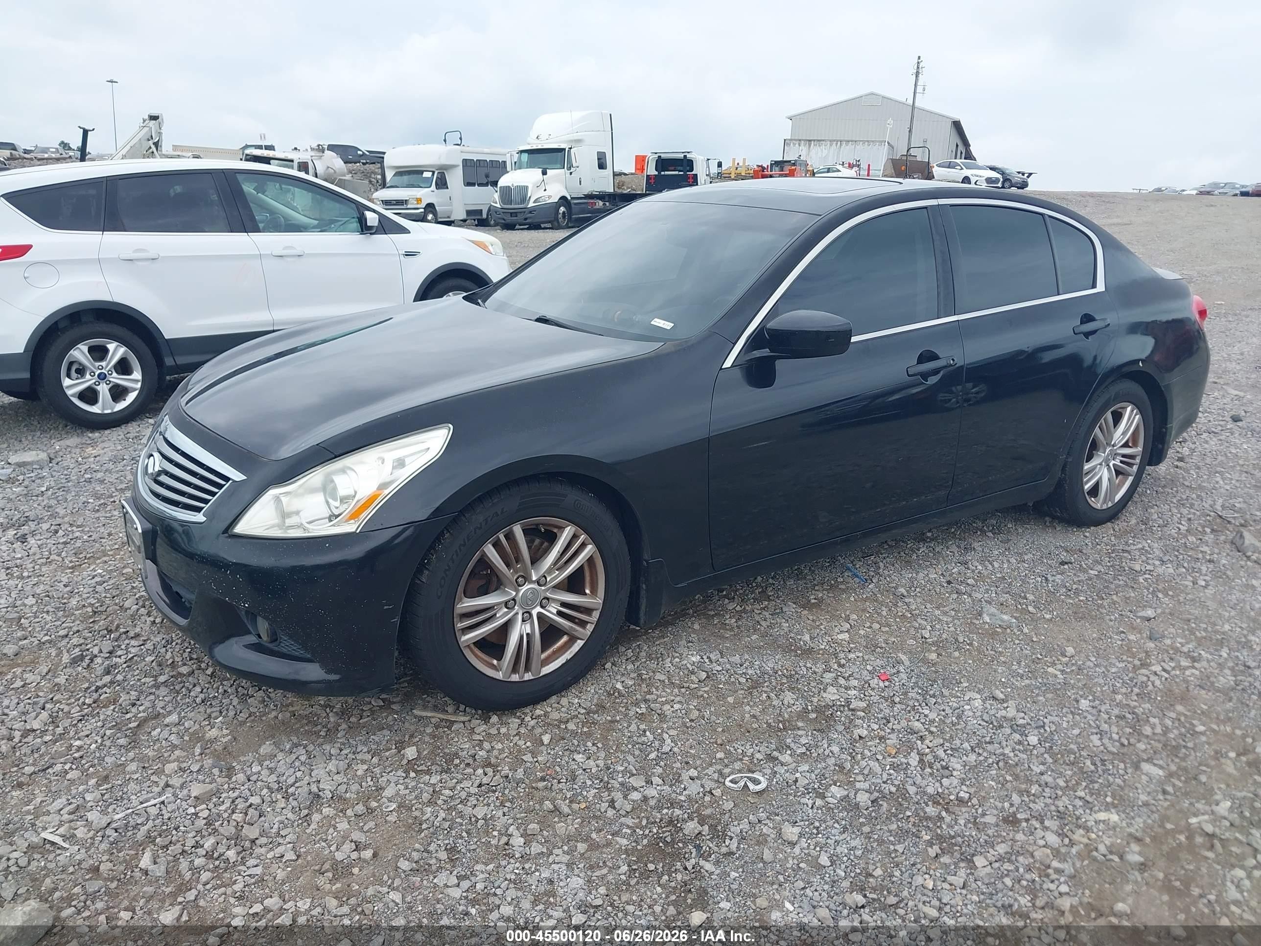 2015 Infiniti Q40   Black vin: JN1CV6AP5FM500821