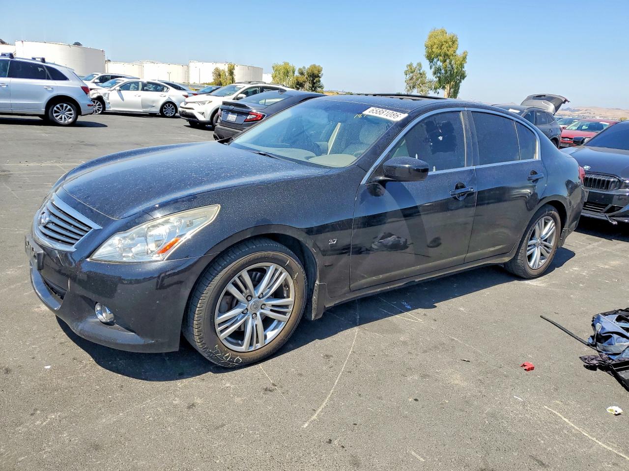 2015 Infiniti Q40 Base Черный vin: JN1CV6AP5FM500897