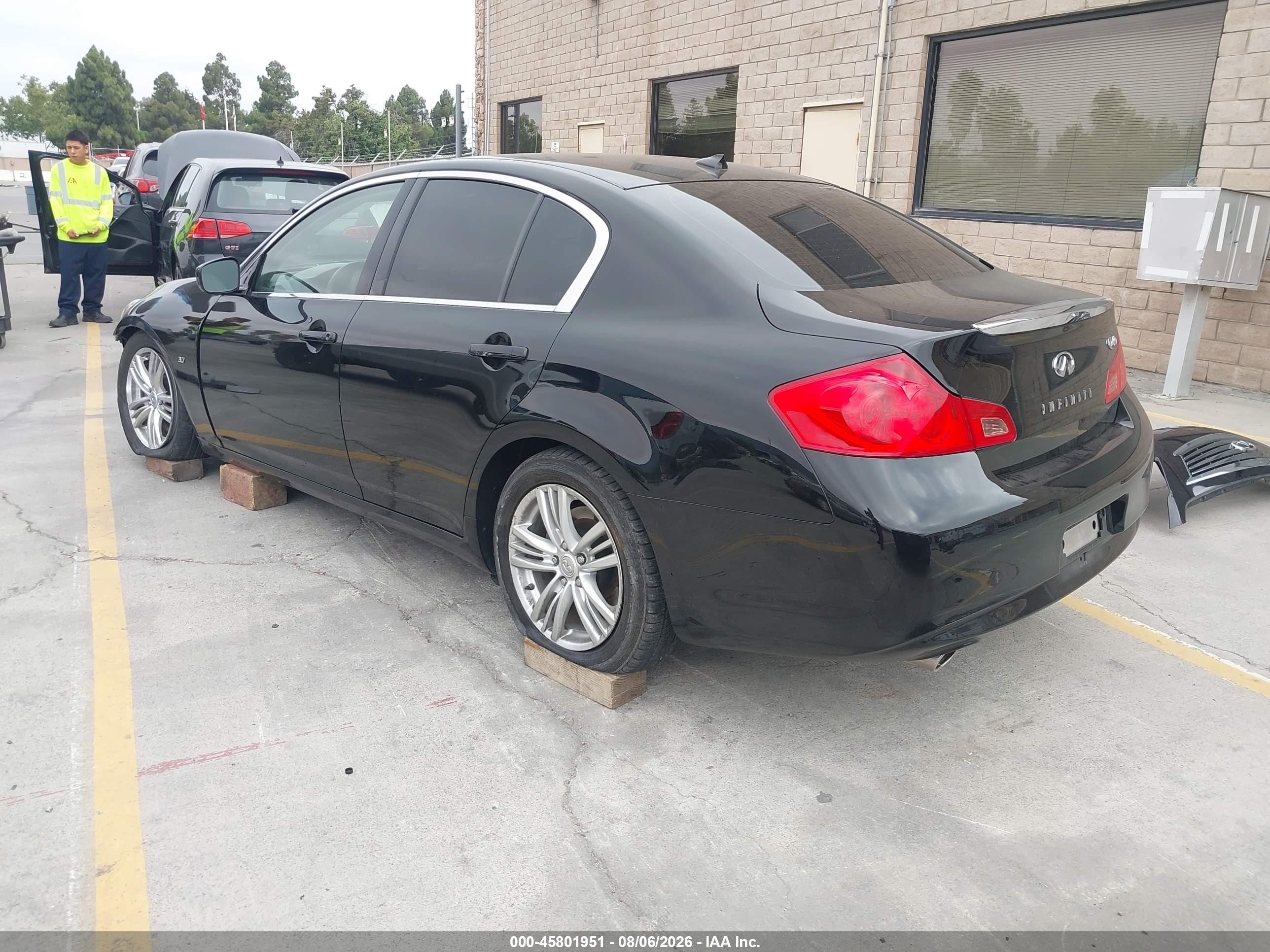 2015 Infiniti Q40 Black vin: JN1CV6AP5FM501001