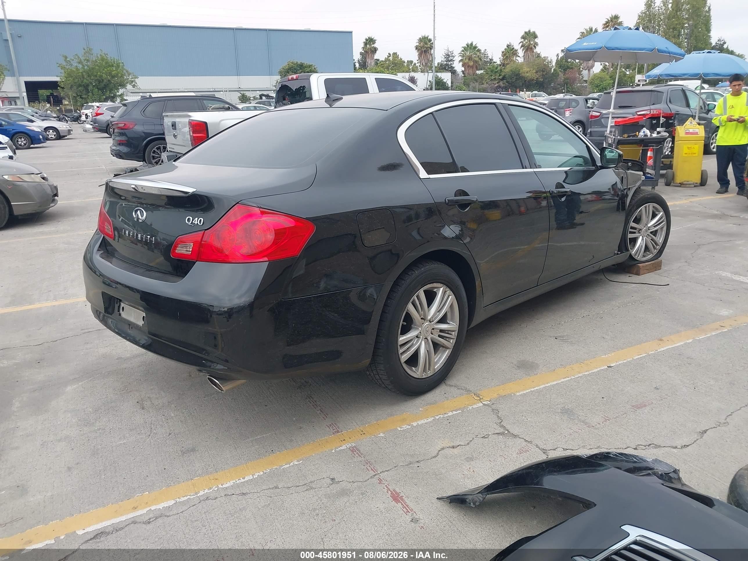 2015 Infiniti Q40 Black vin: JN1CV6AP5FM501001