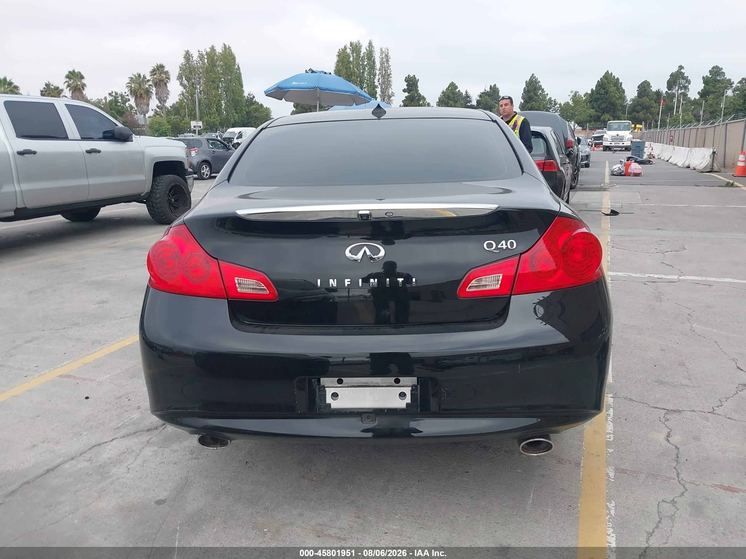 2015 Infiniti Q40 Black vin: JN1CV6AP5FM501001