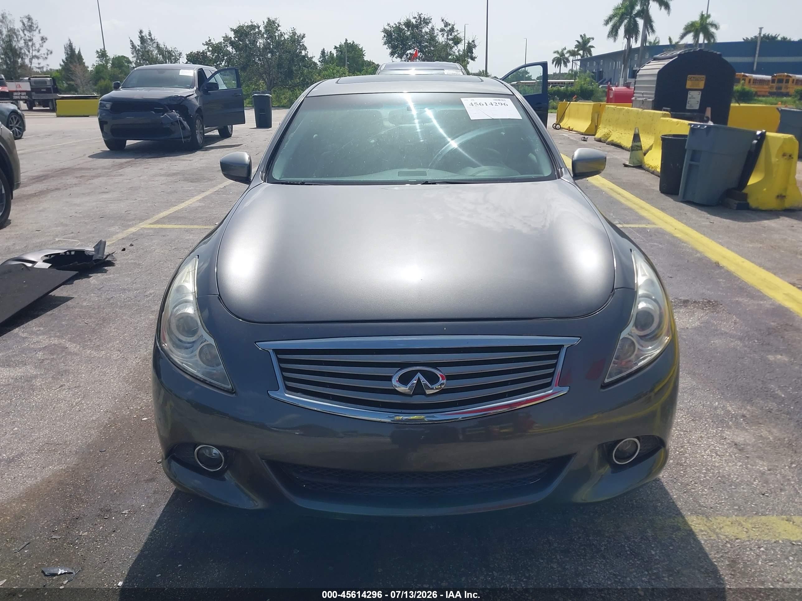 2015 Infiniti Q40 Gray vin: JN1CV6AP5FM503668