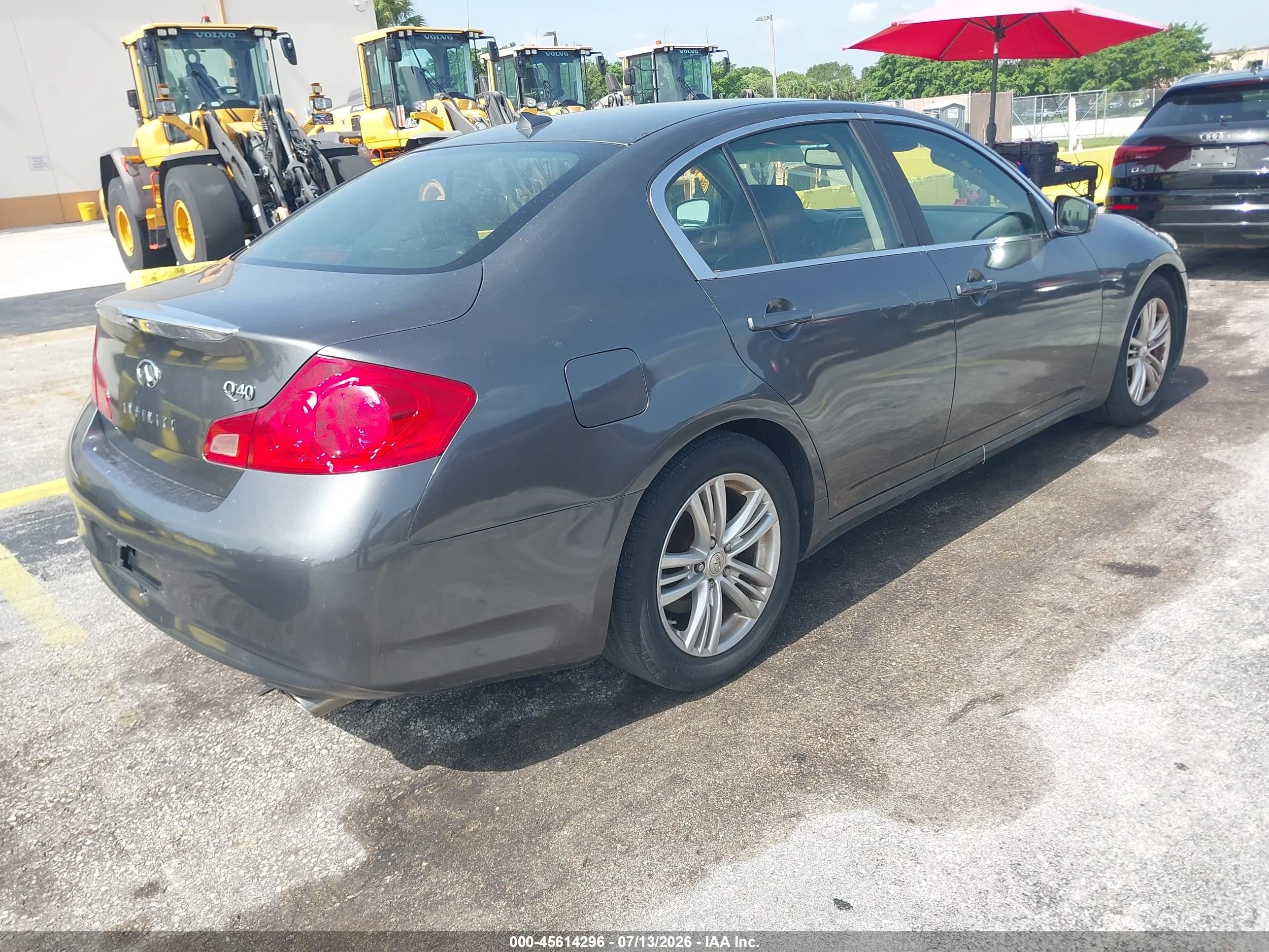 2015 Infiniti Q40 Gray vin: JN1CV6AP5FM503668