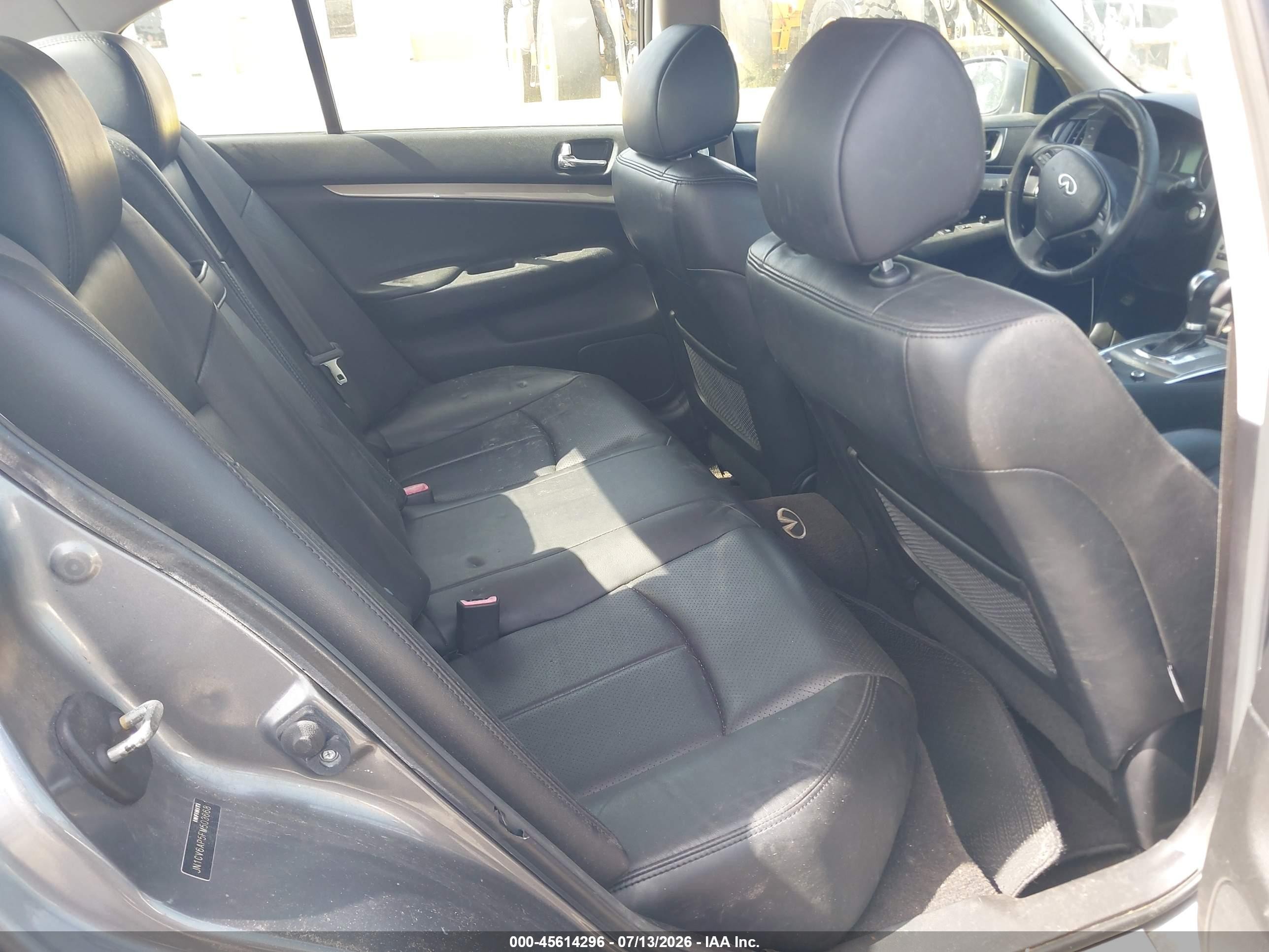 2015 Infiniti Q40 Gray vin: JN1CV6AP5FM503668