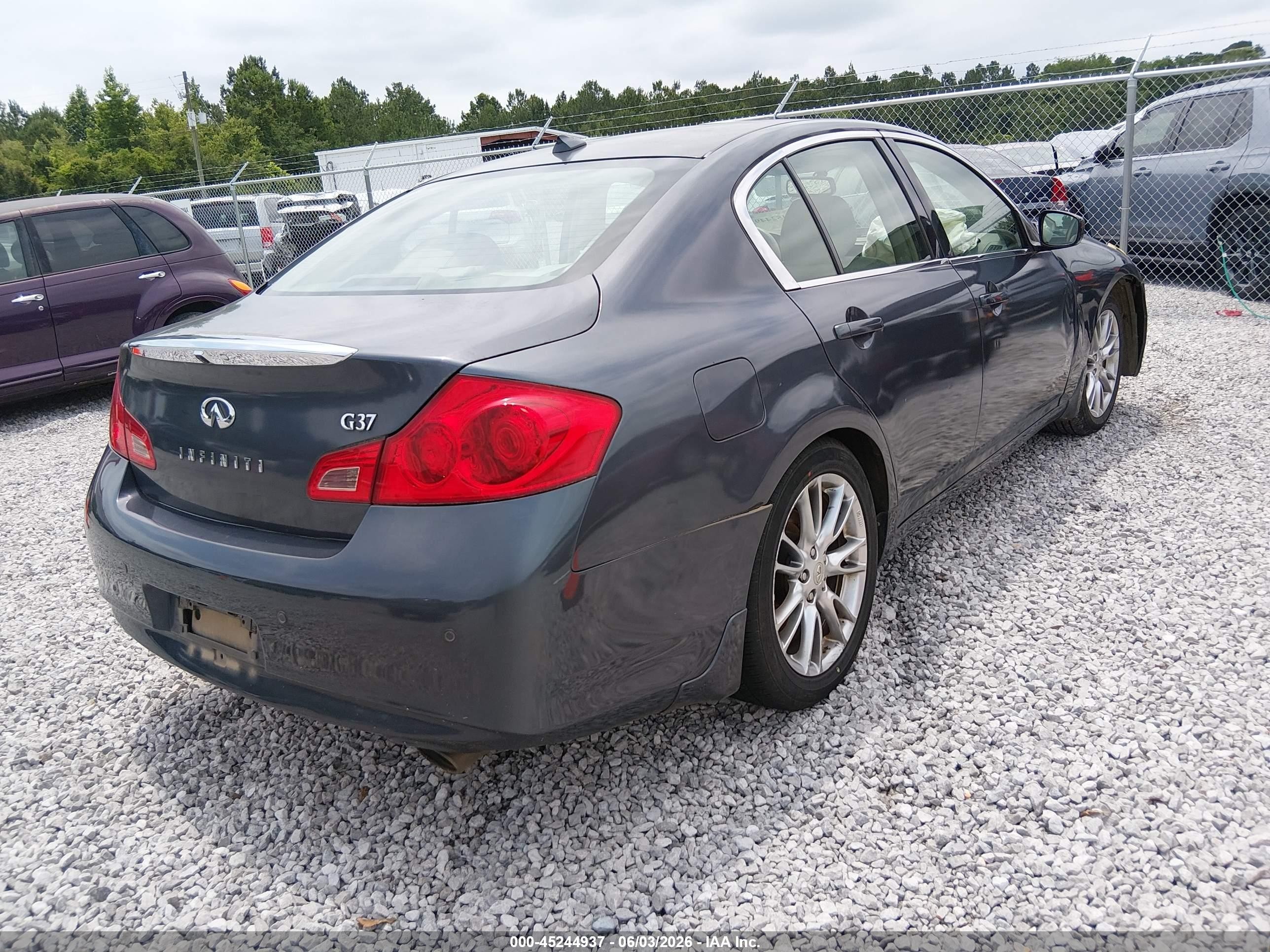 2010 Infiniti G37 Journey Gray vin: JN1CV6AP6AM202951