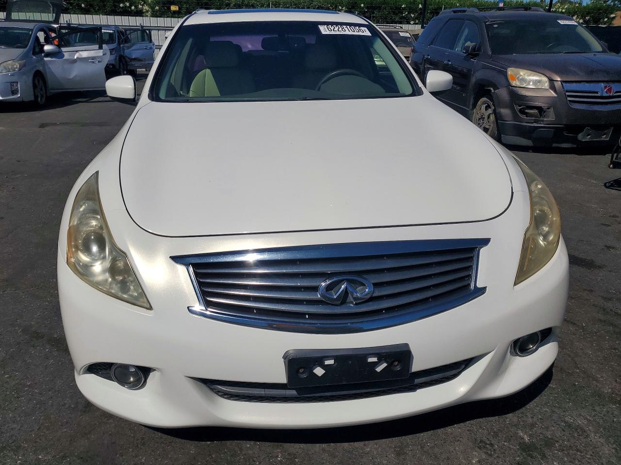 2010 Infiniti G37 Sedan Base White vin: JN1CV6AP6AM204280
