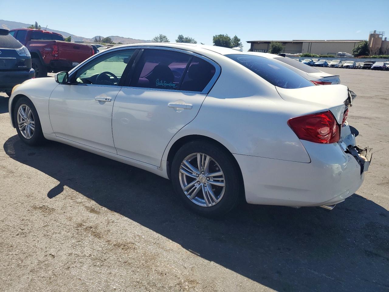2010 Infiniti G37 Sedan Base White vin: JN1CV6AP6AM204280