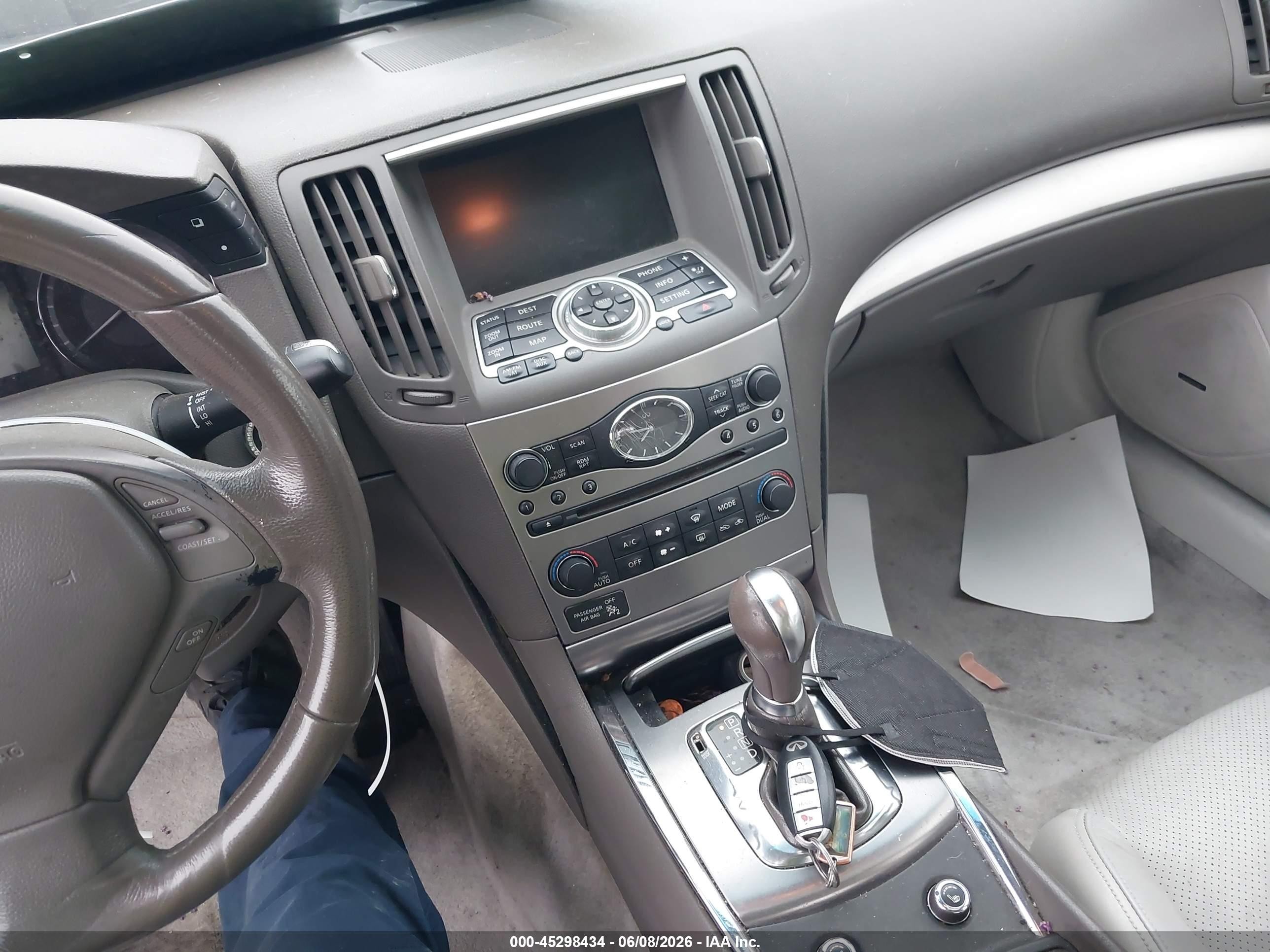2010 Infiniti G37 Journey White vin: JN1CV6AP6AM402146