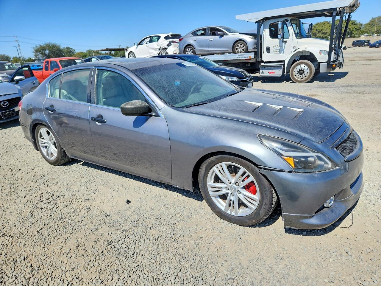 2010 Infiniti G37 Base/sport Gray vin: JN1CV6AP6AM406438