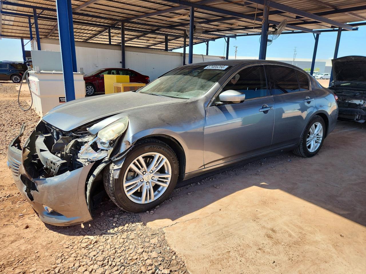 2010 Infiniti G37 Sedan Base Gray vin: JN1CV6AP6AM407265