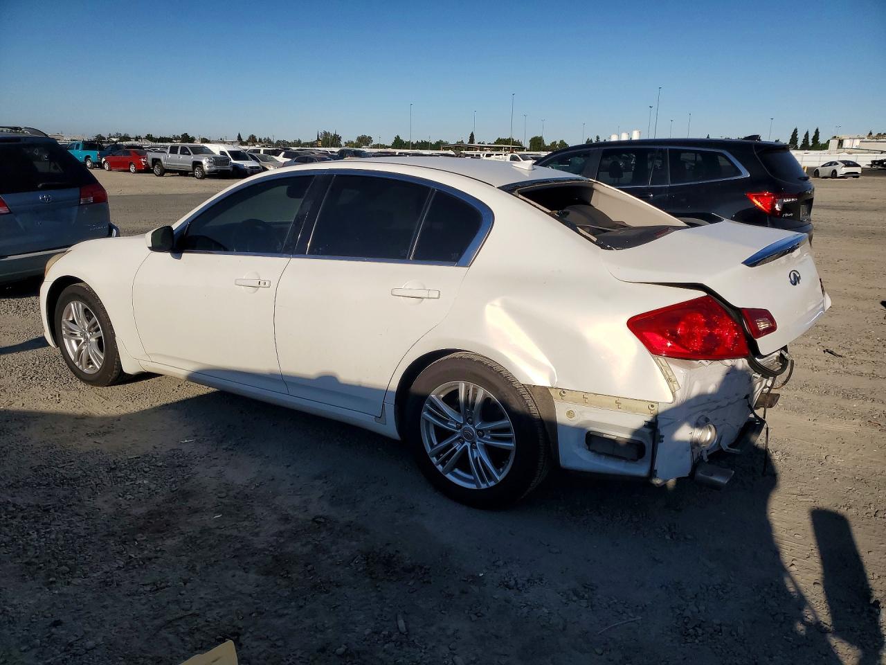 2012 Infiniti G37 Sedan Journey White vin: JN1CV6AP6CM620218
