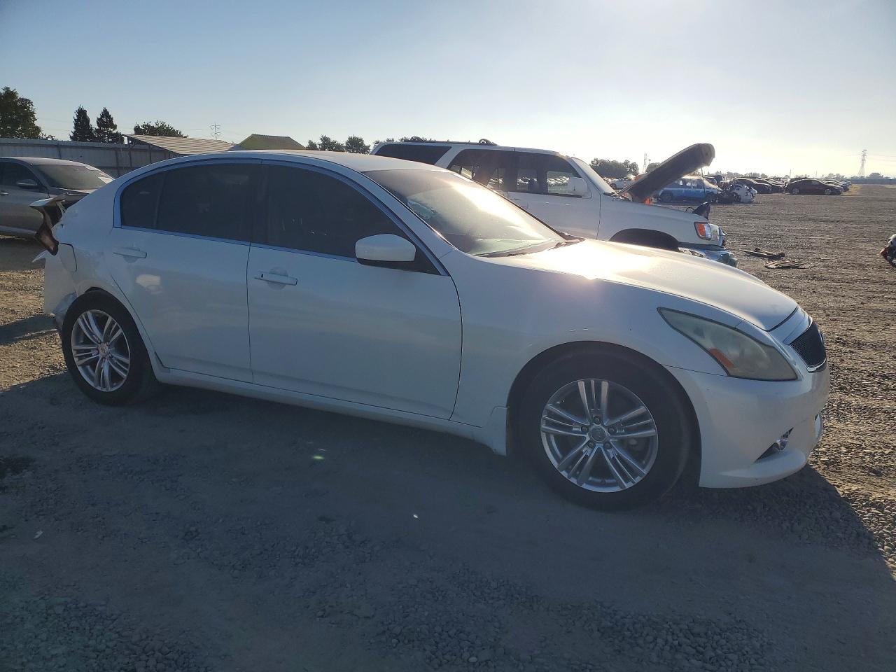 2012 Infiniti G37 Sedan Journey White vin: JN1CV6AP6CM620218