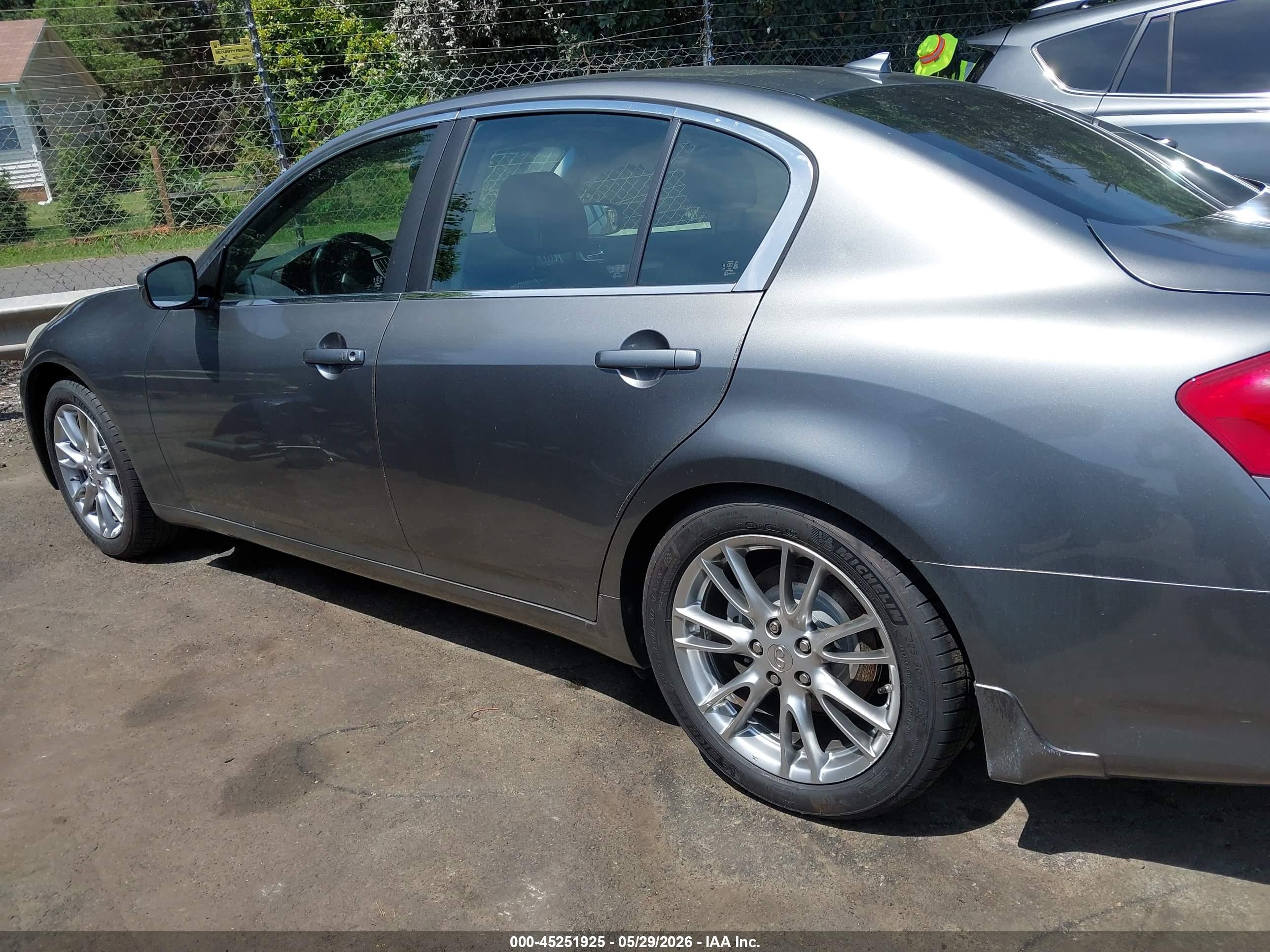 2012 Infiniti G37 Journey Gray vin: JN1CV6AP6CM620543
