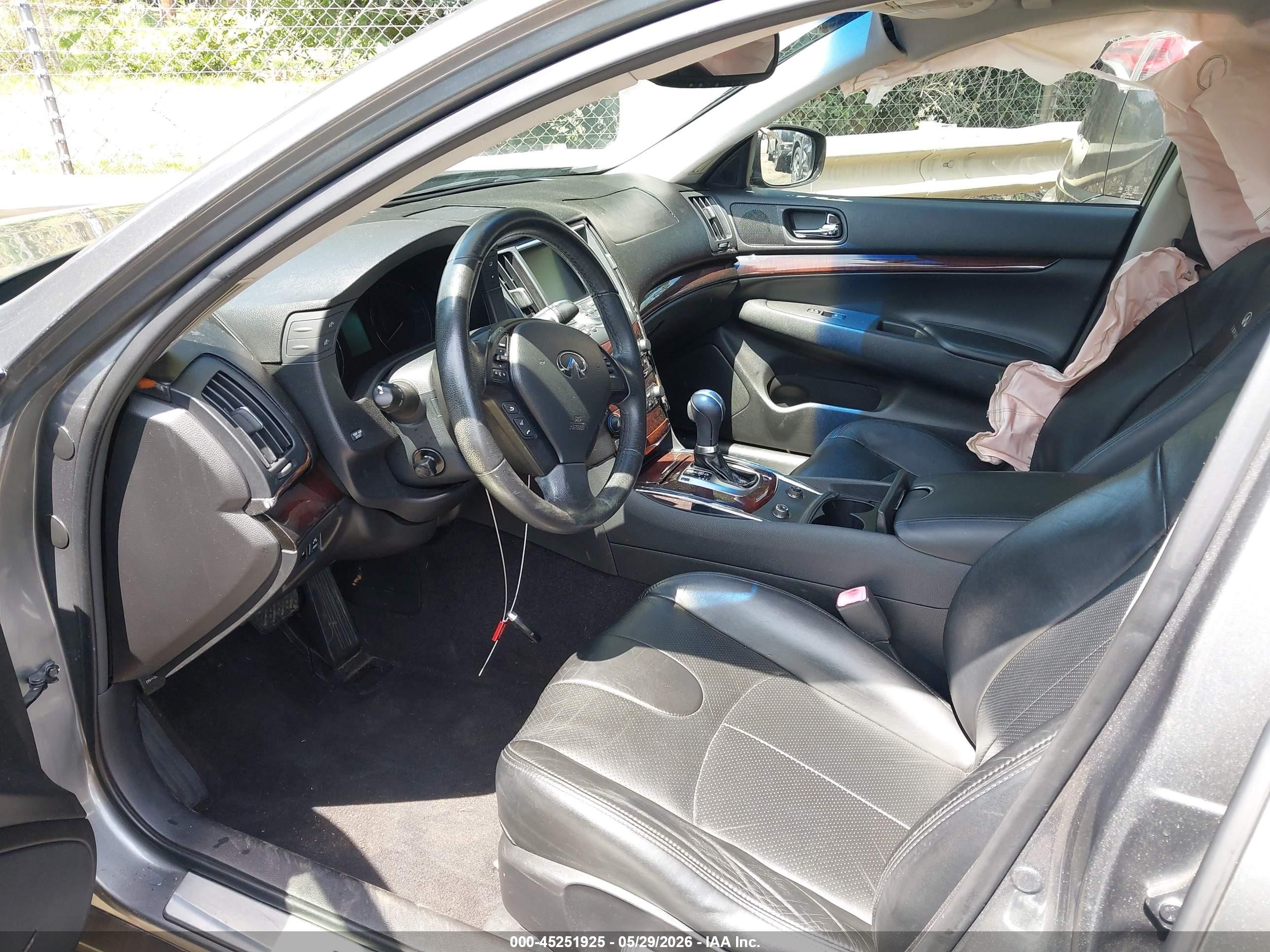 2012 Infiniti G37 Journey Gray vin: JN1CV6AP6CM620543