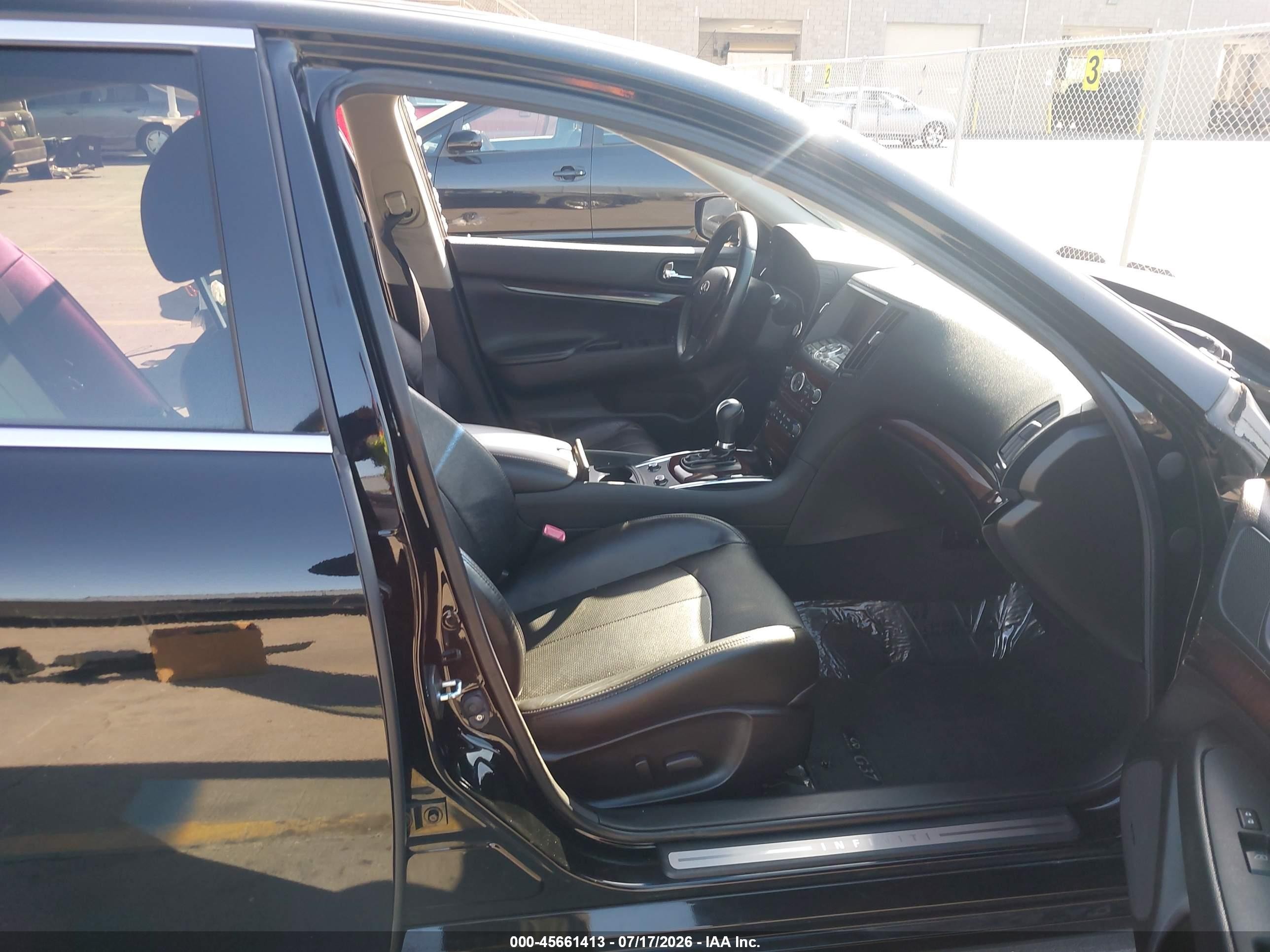 2012 Infiniti G37 Journey Black vin: JN1CV6AP6CM622390