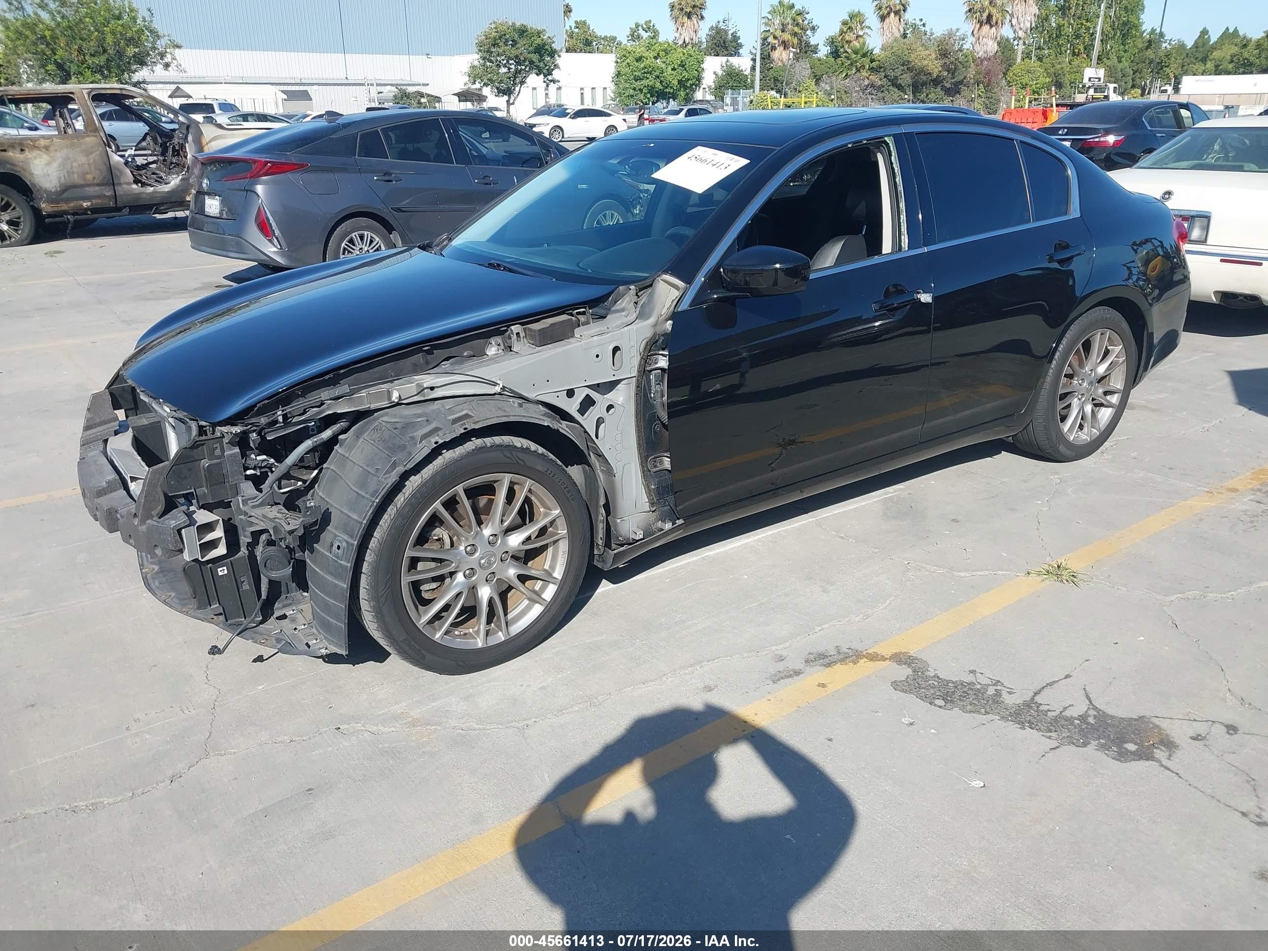 2012 Infiniti G37 Journey Black vin: JN1CV6AP6CM622390