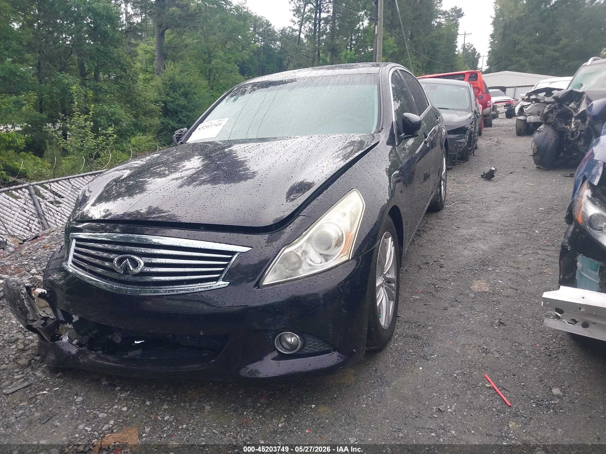 2012 Infiniti G37 Journey Black vin: JN1CV6AP6CM624270