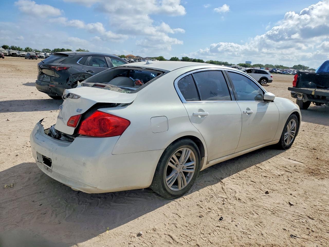 2012 Infiniti G37 Sedan Journey White vin: JN1CV6AP6CM624589