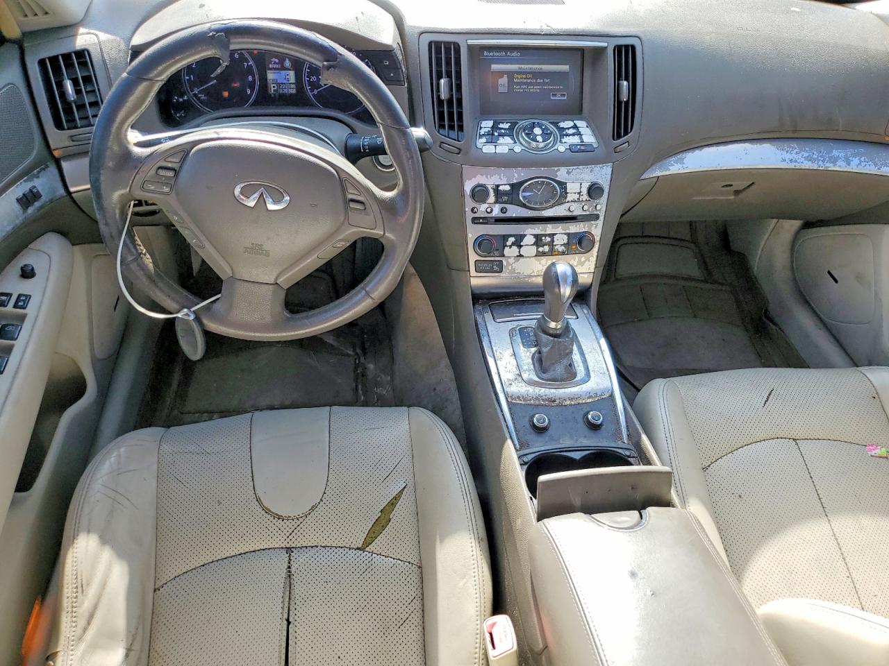 2012 Infiniti G37 Sedan Journey White vin: JN1CV6AP6CM624589