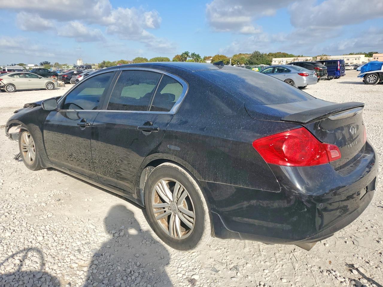 2012 Infiniti G37 Base Black vin: JN1CV6AP6CM625807