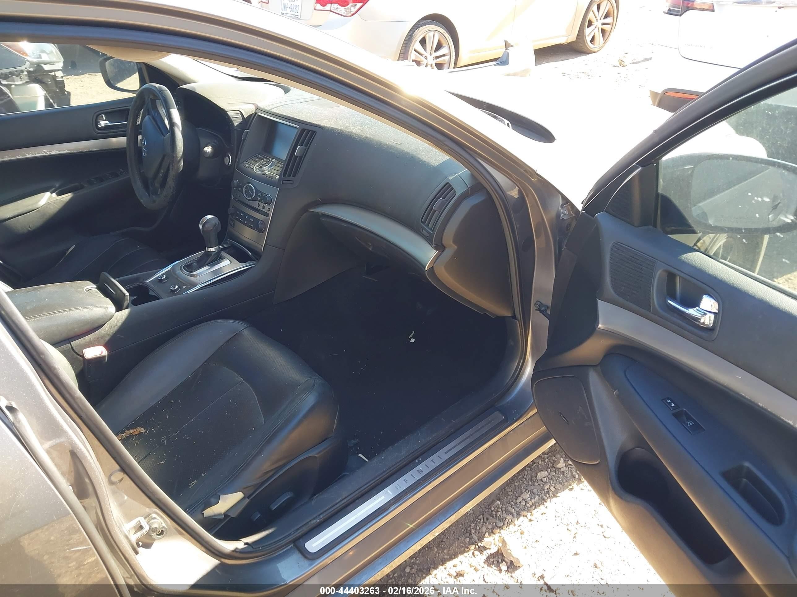 2012 Infiniti G37 Journey Gray vin: JN1CV6AP6CM627718