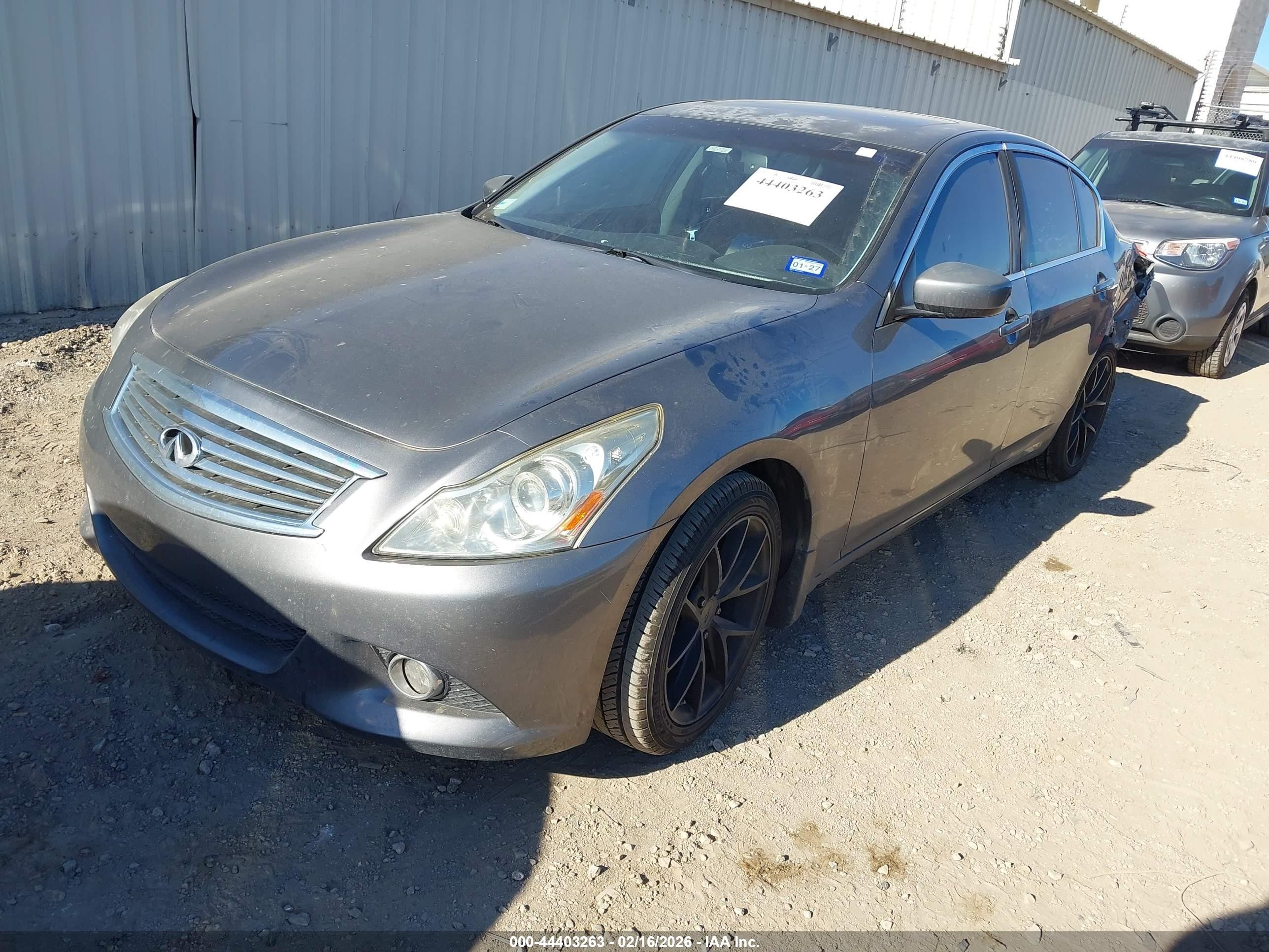 2012 Infiniti G37 Journey Gray vin: JN1CV6AP6CM627718