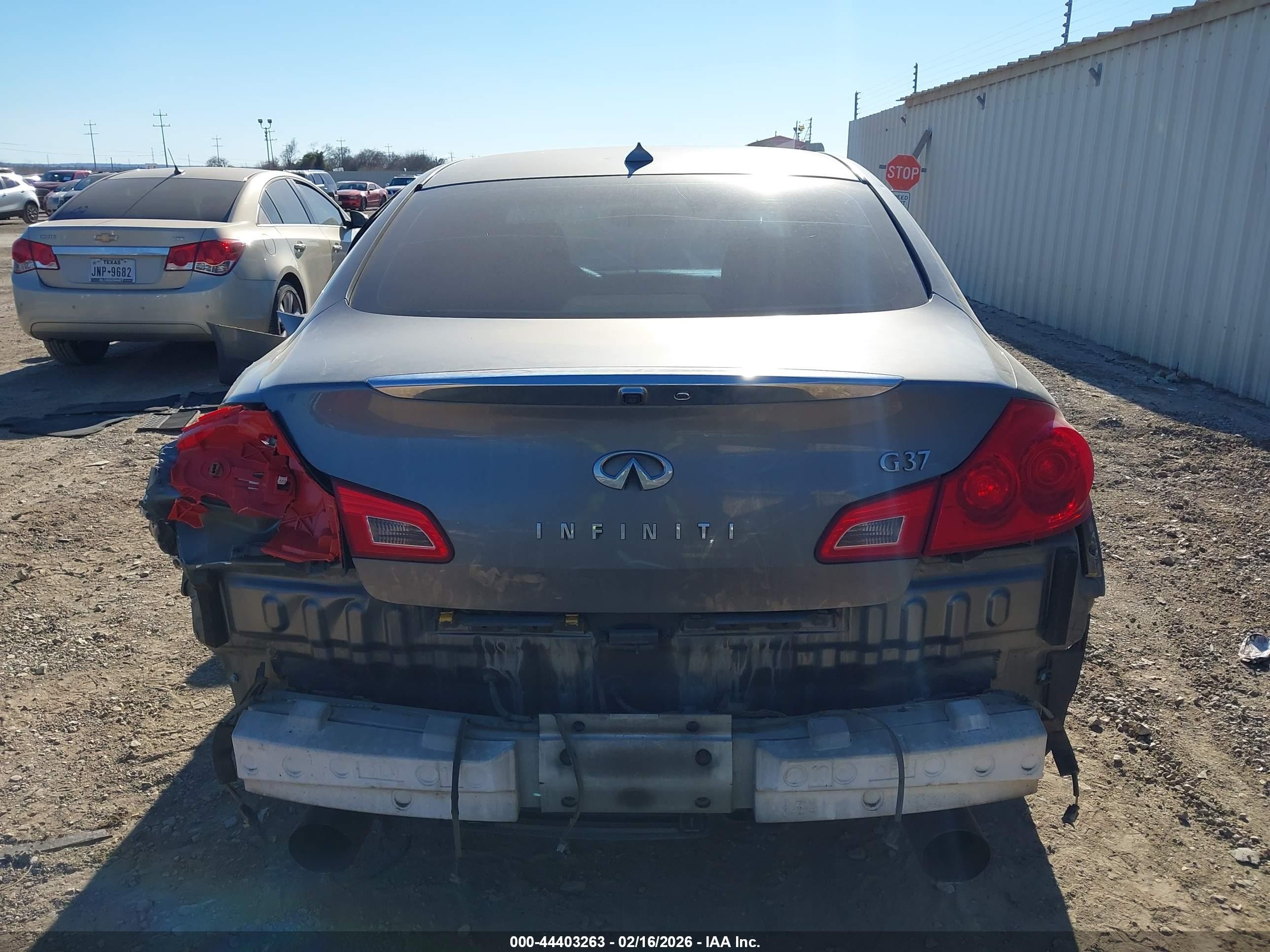 2012 Infiniti G37 Journey Gray vin: JN1CV6AP6CM627718